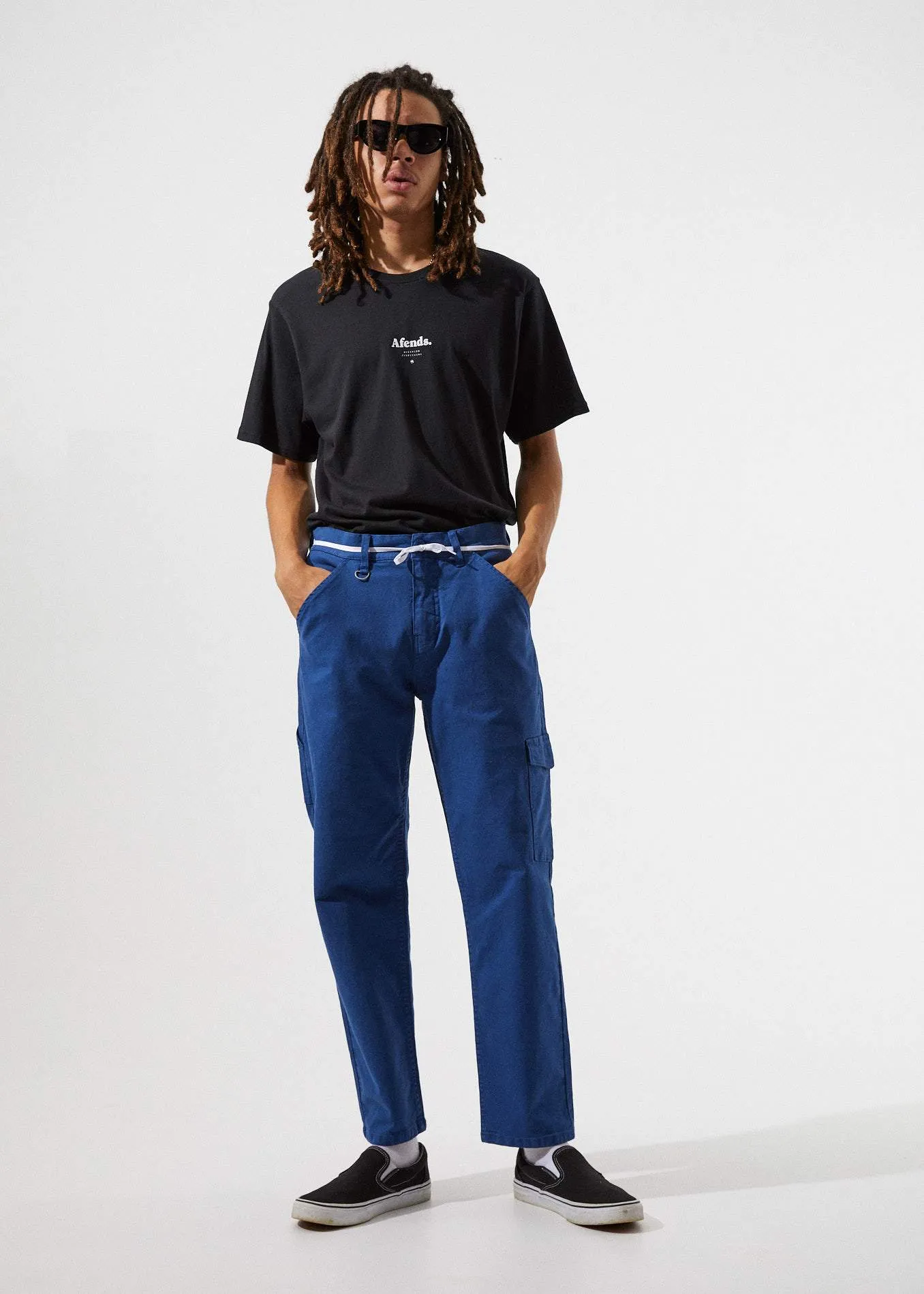 Afends Mens Distorted  - Standard Fit Tee