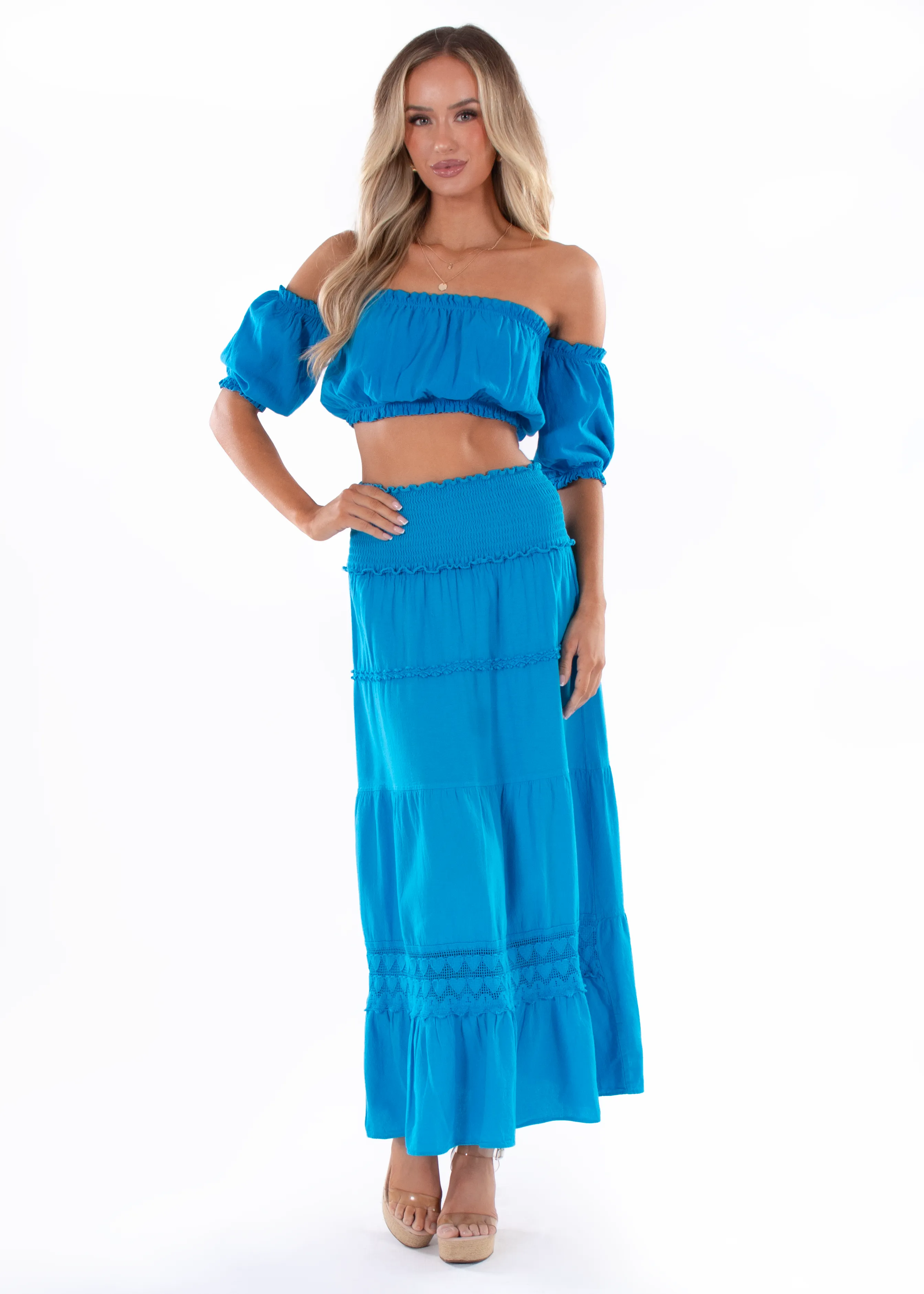 'Ayla' Puffed Sleeve Top