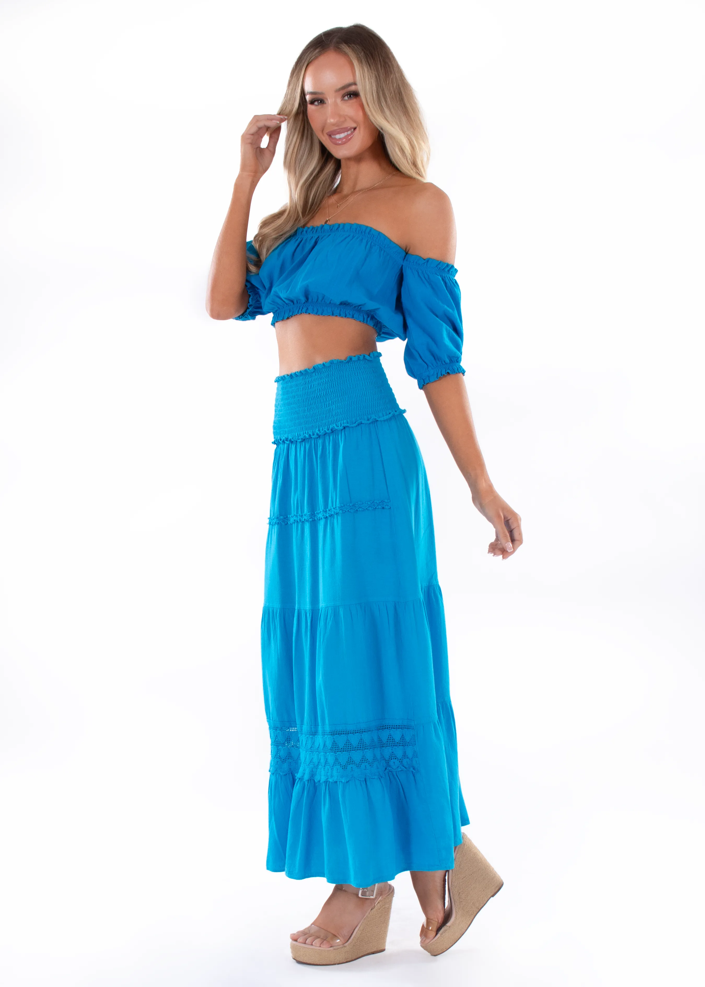 'Ayla' Puffed Sleeve Top