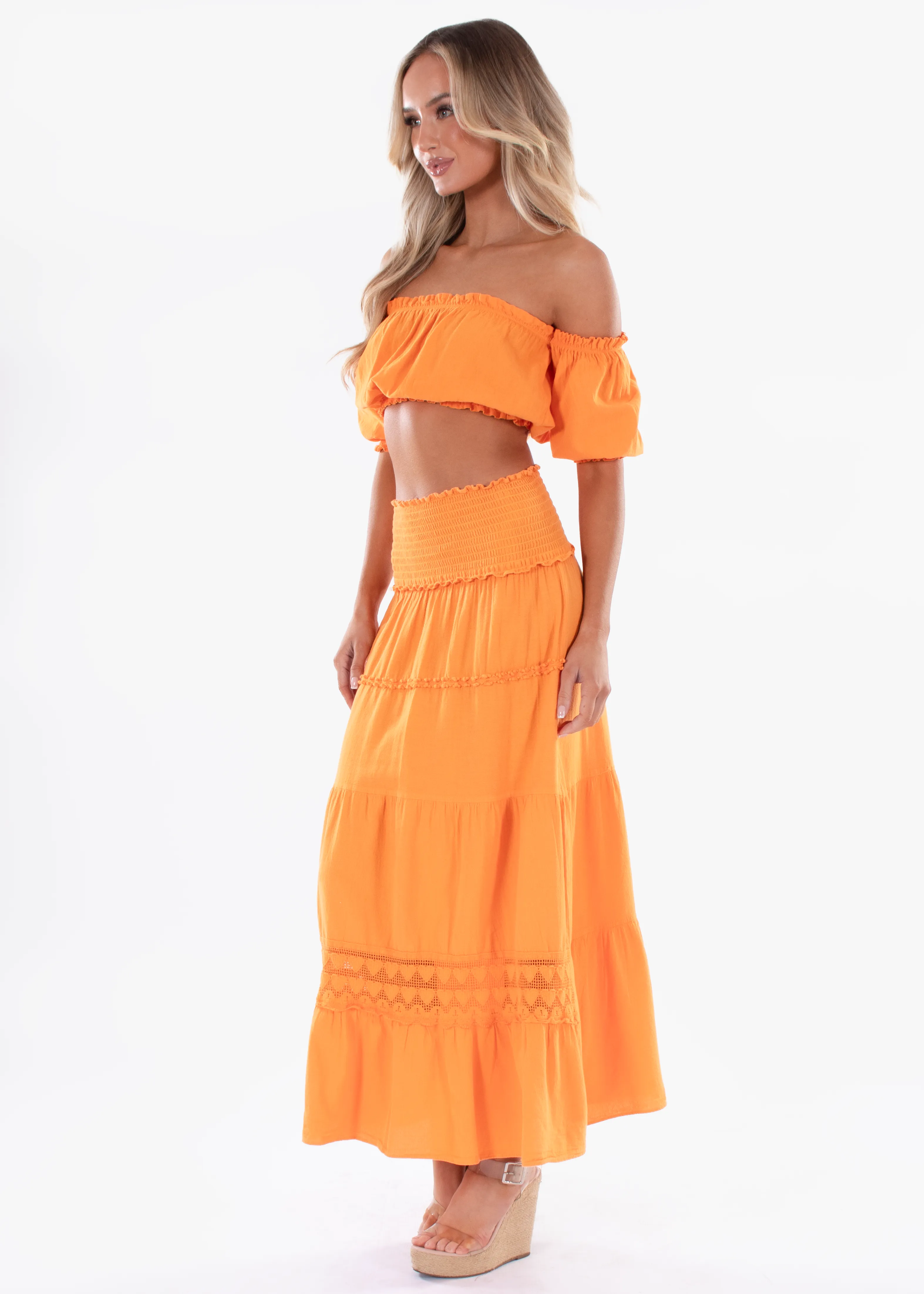 'Ayla' Puffed Sleeve Top
