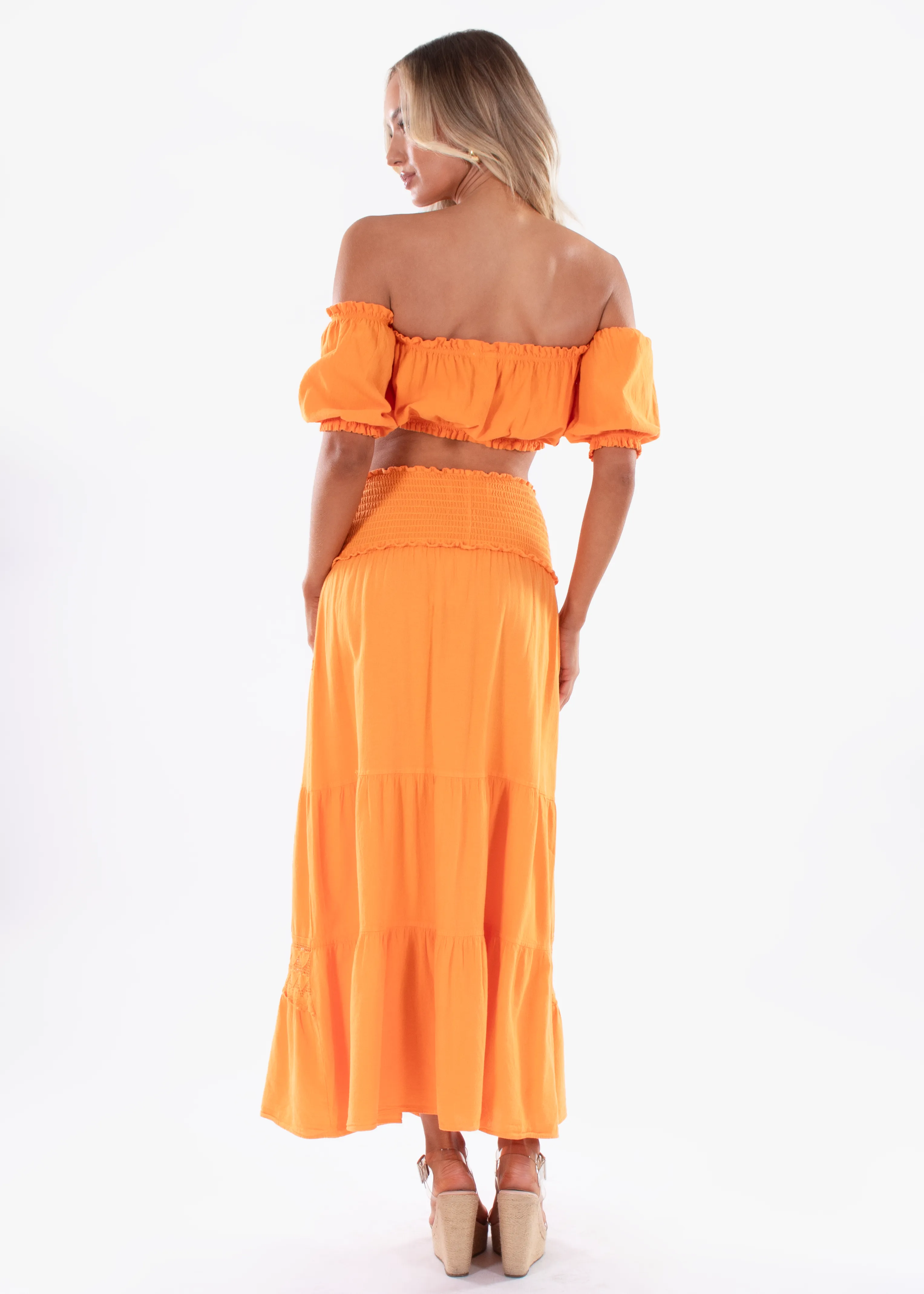'Ayla' Puffed Sleeve Top