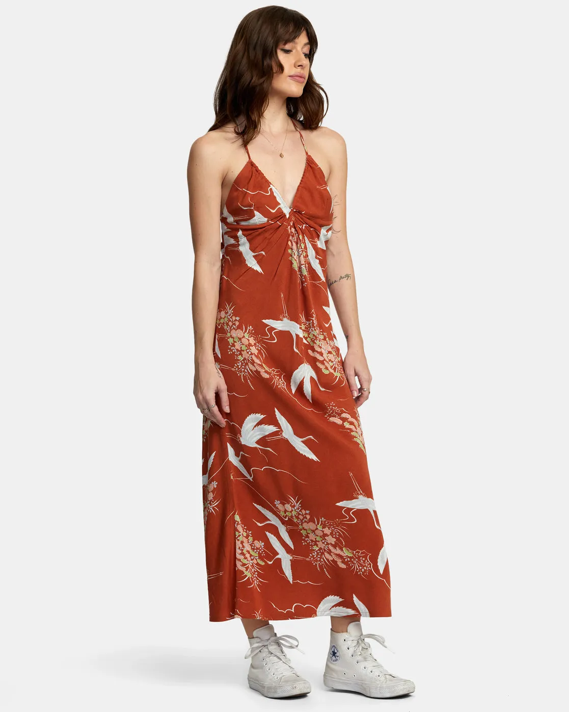 Billy Midi Dress - Sandlewood