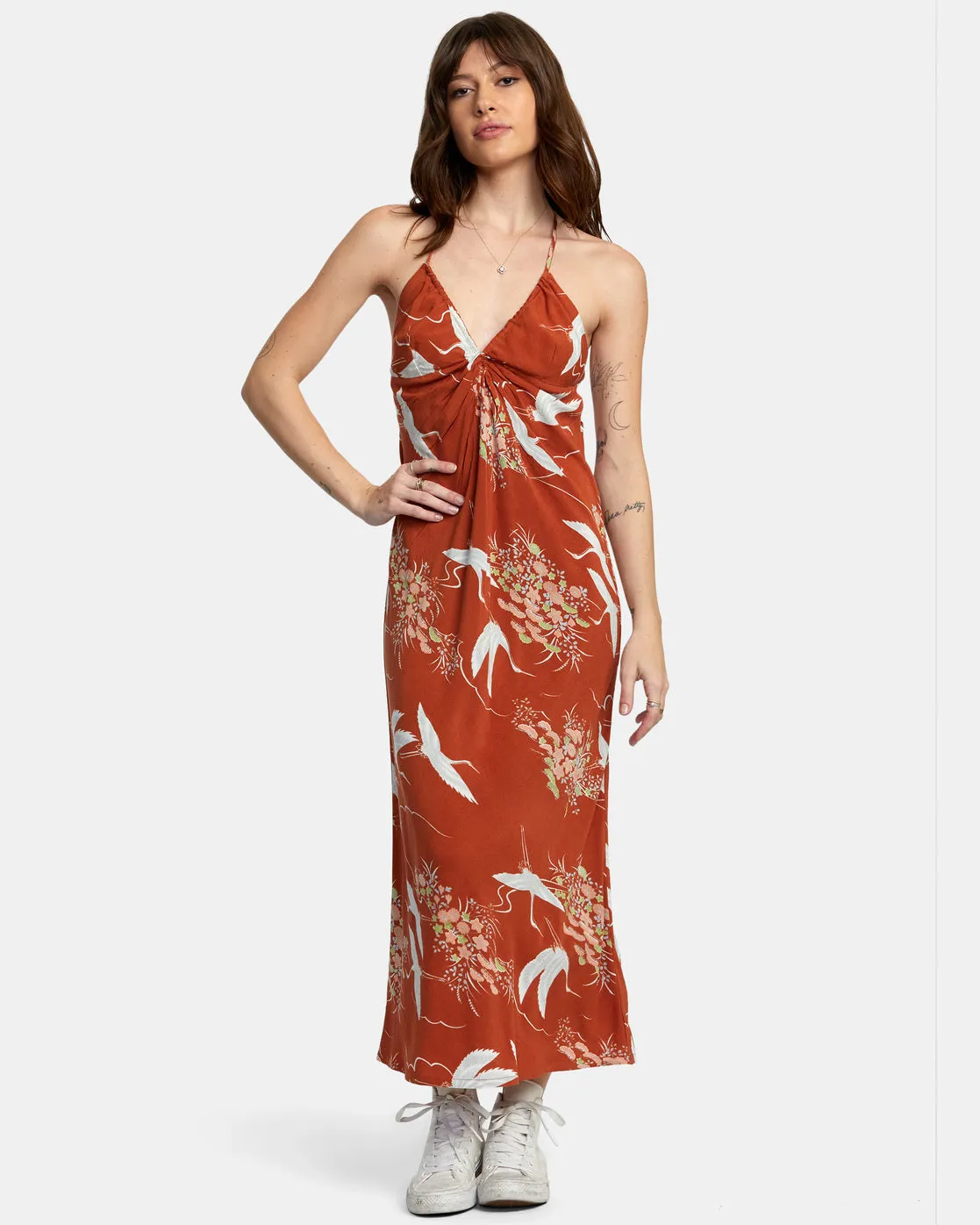 Billy Midi Dress - Sandlewood