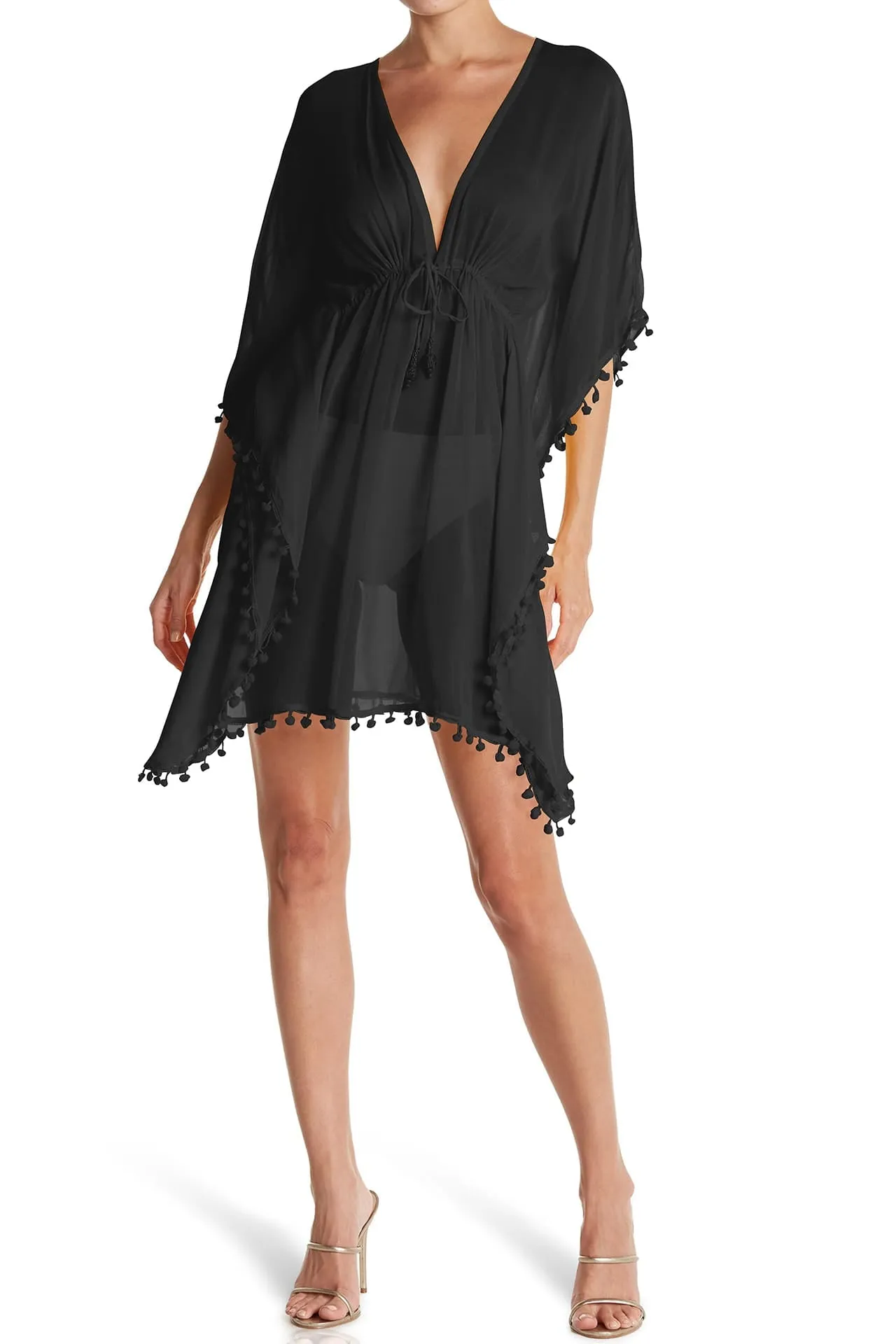 Black Kimono Cover Up