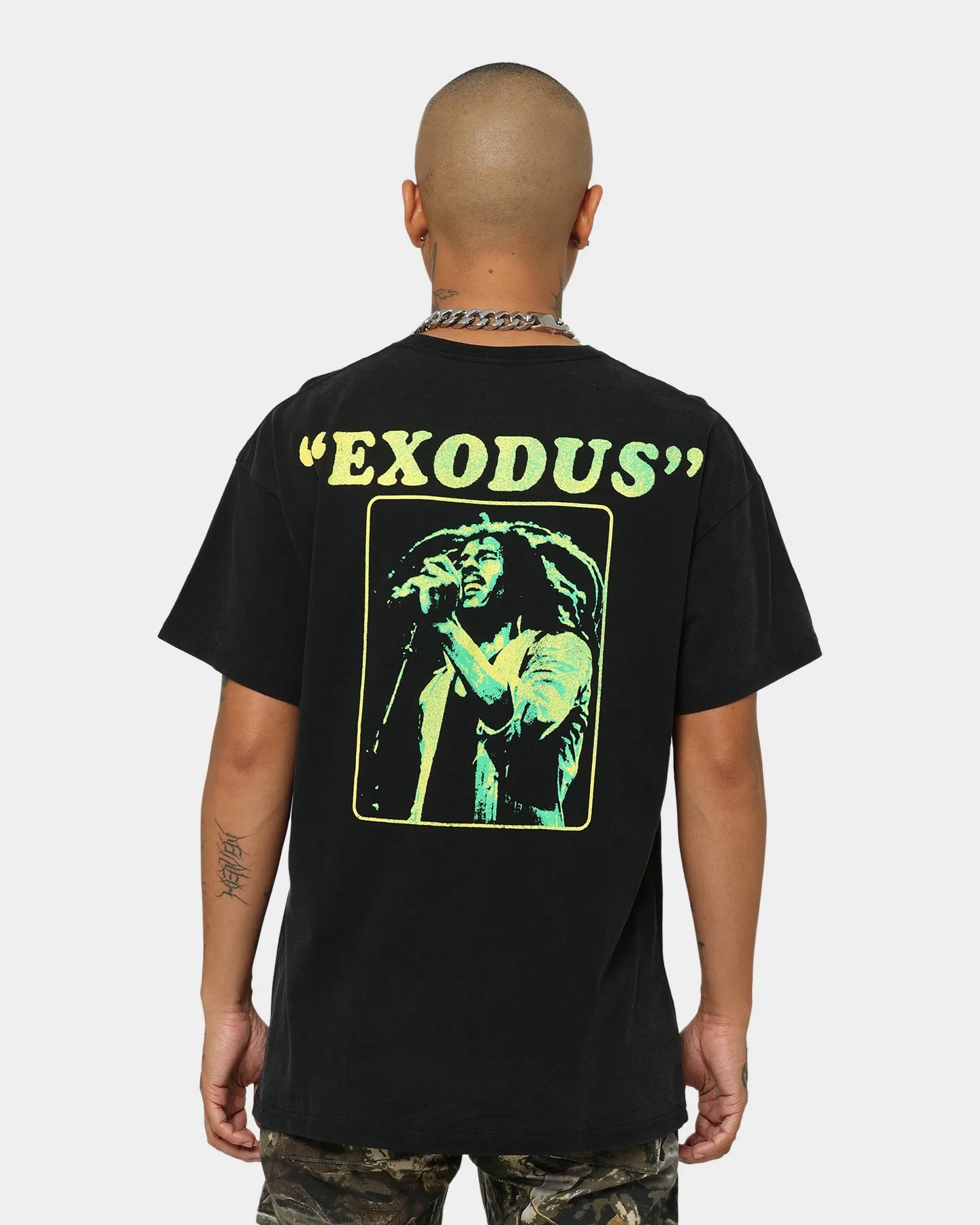 Bob Marley Exodus Vintage T-Shirt Washed Black