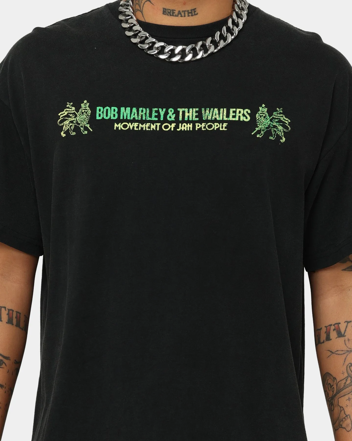 Bob Marley Exodus Vintage T-Shirt Washed Black