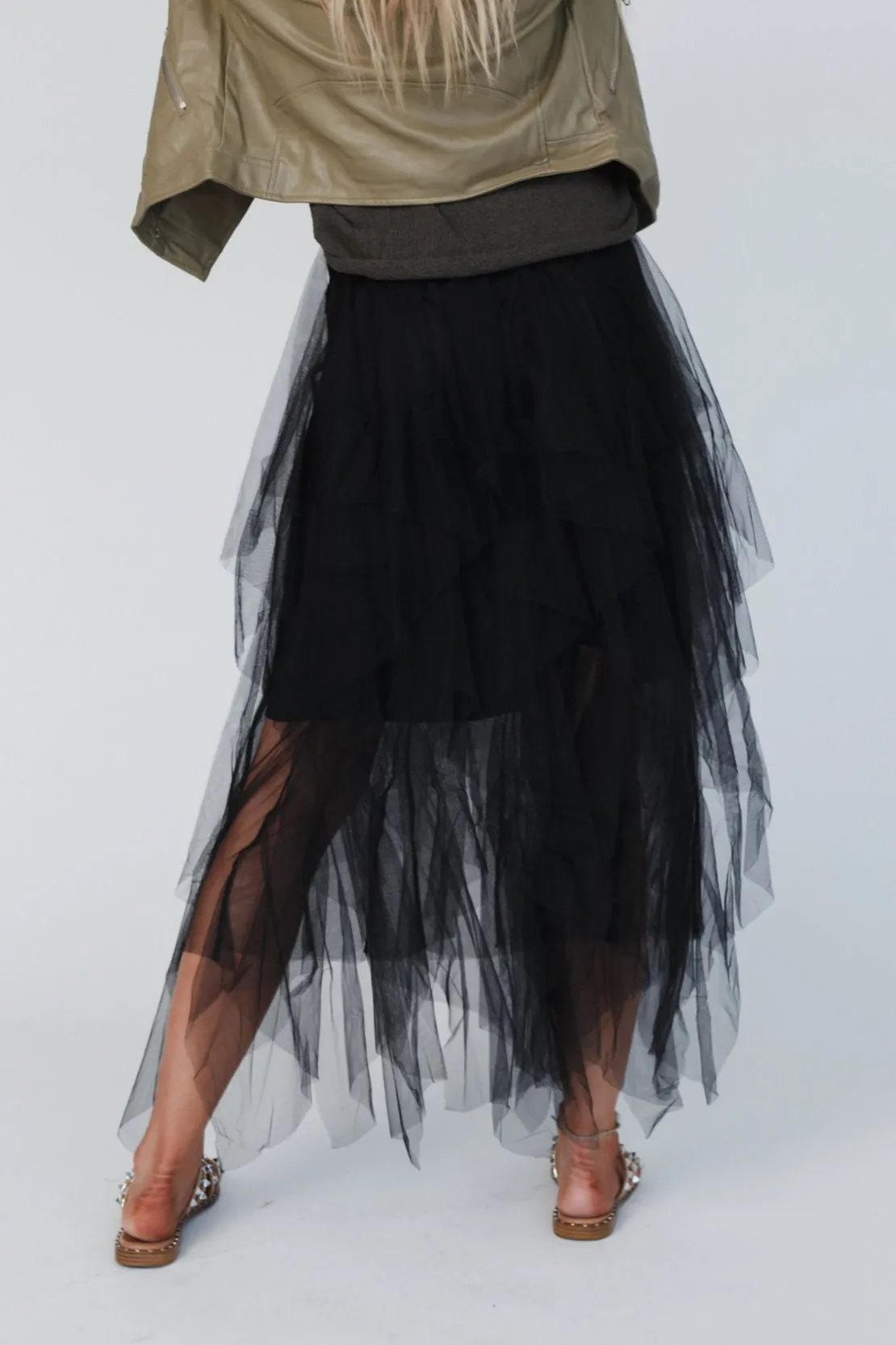 Boho Ballerina Skirt - Black