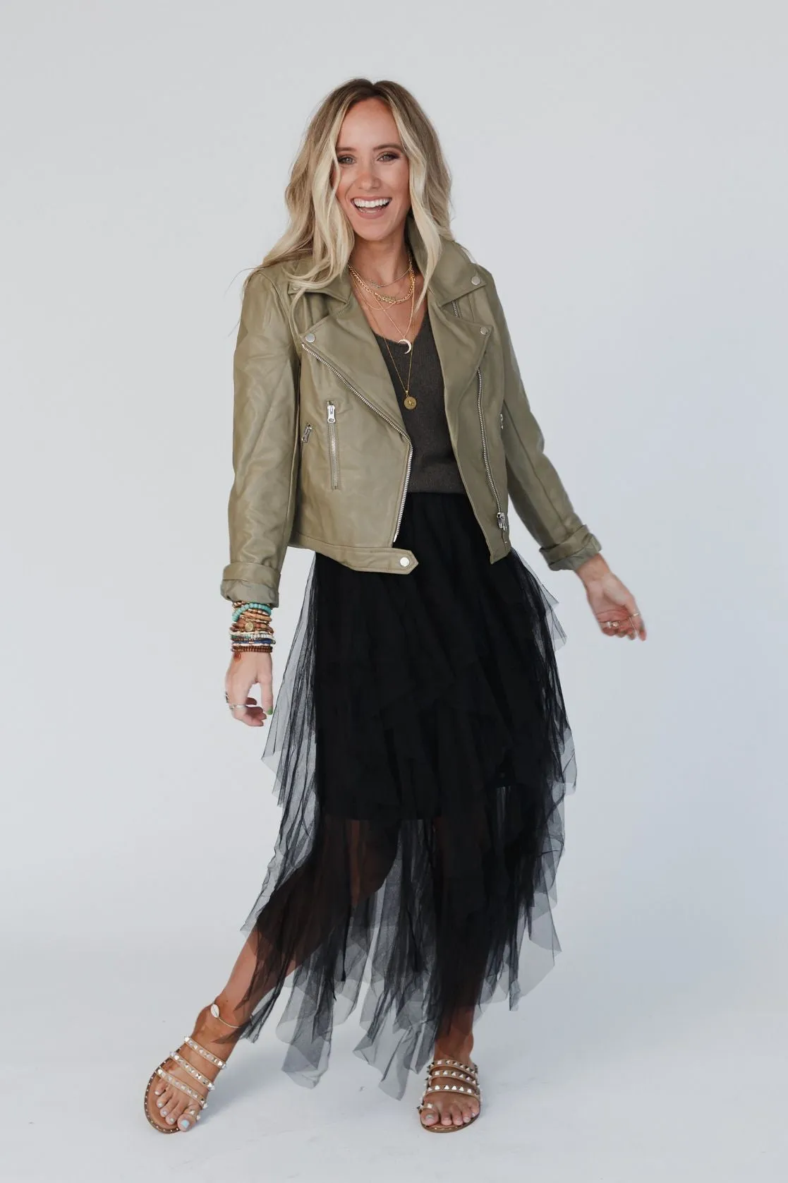 Boho Ballerina Skirt - Black