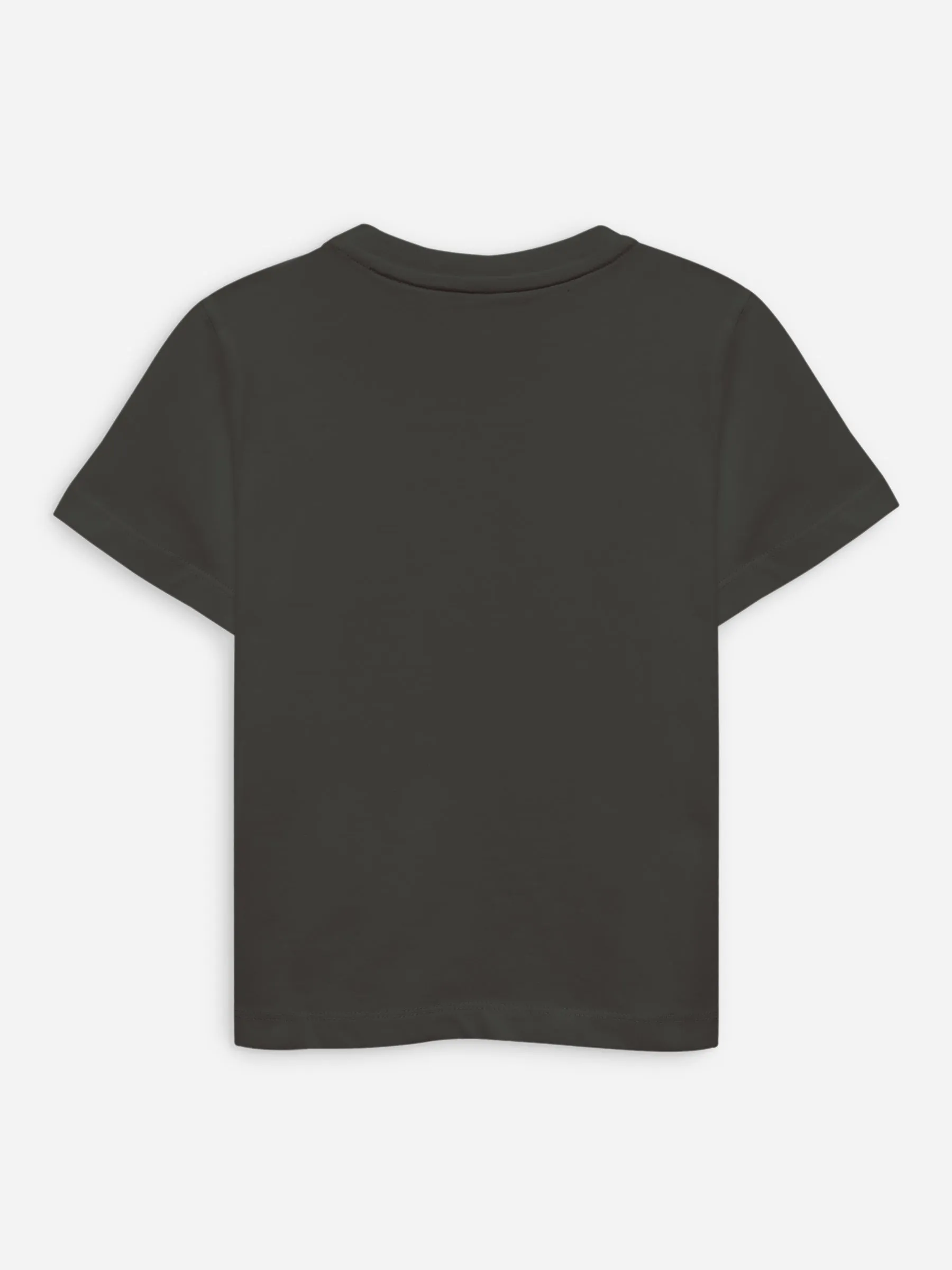 Brown 100% Cotton Casual Tee