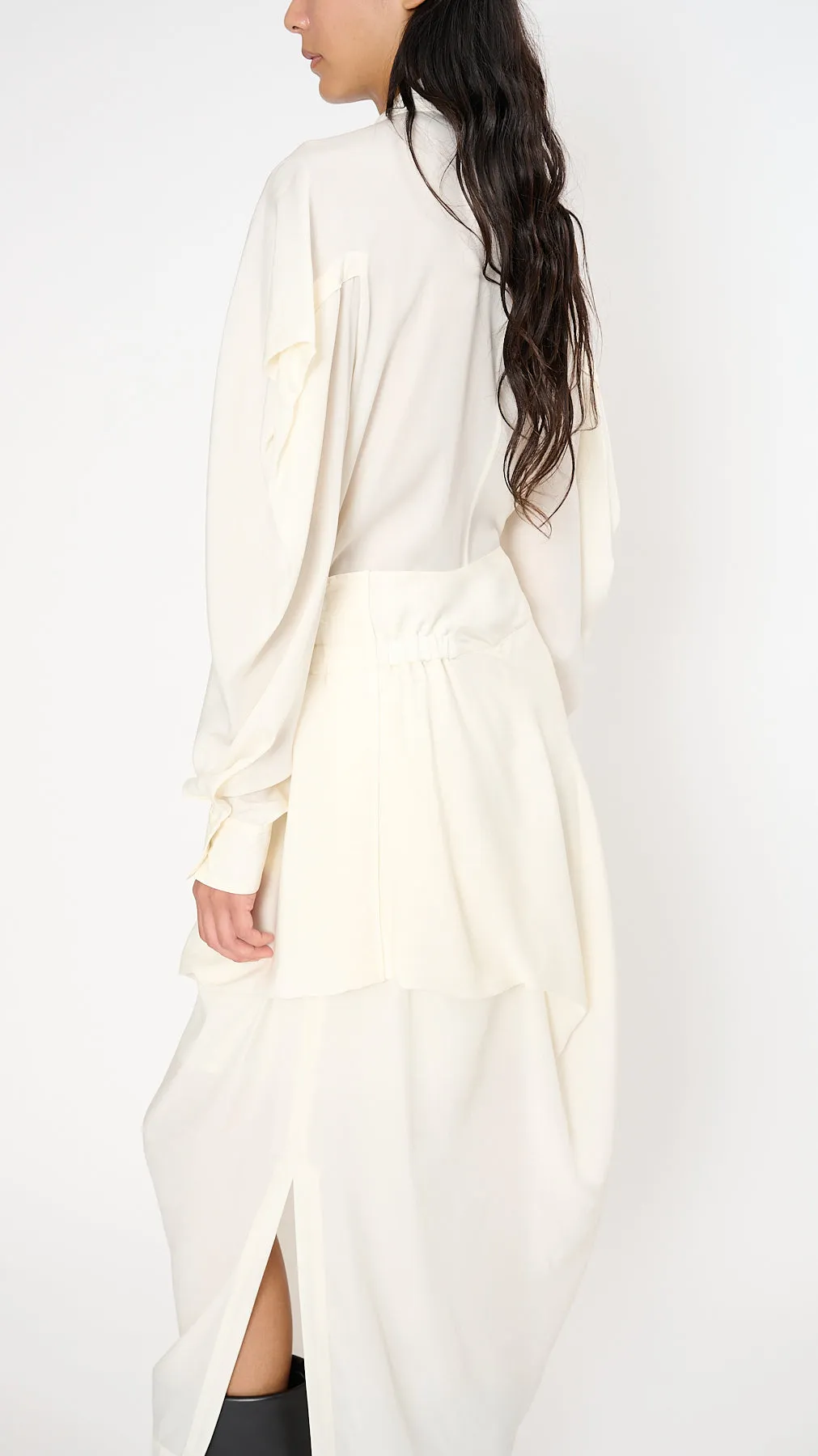 Canopy Smooth Skirt in Off-White