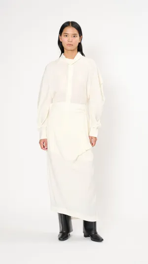 Canopy Smooth Skirt in Off-White
