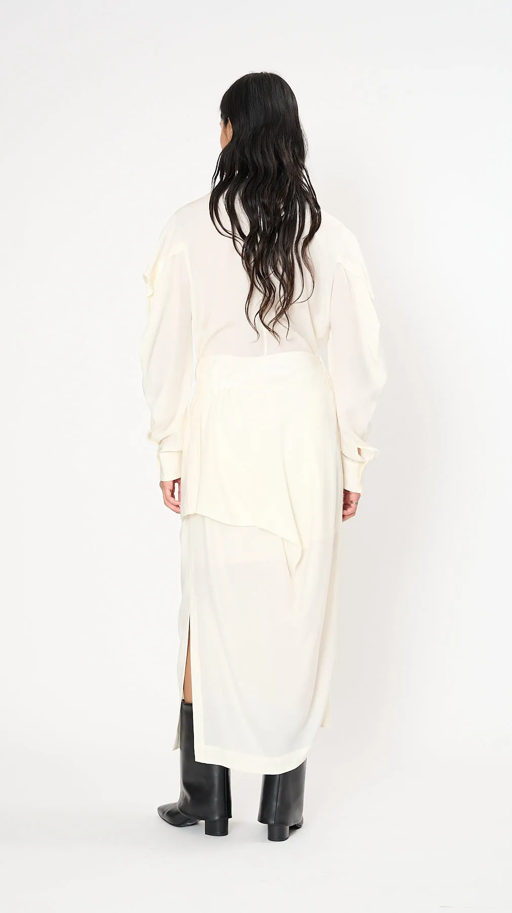 Canopy Smooth Skirt in Off-White