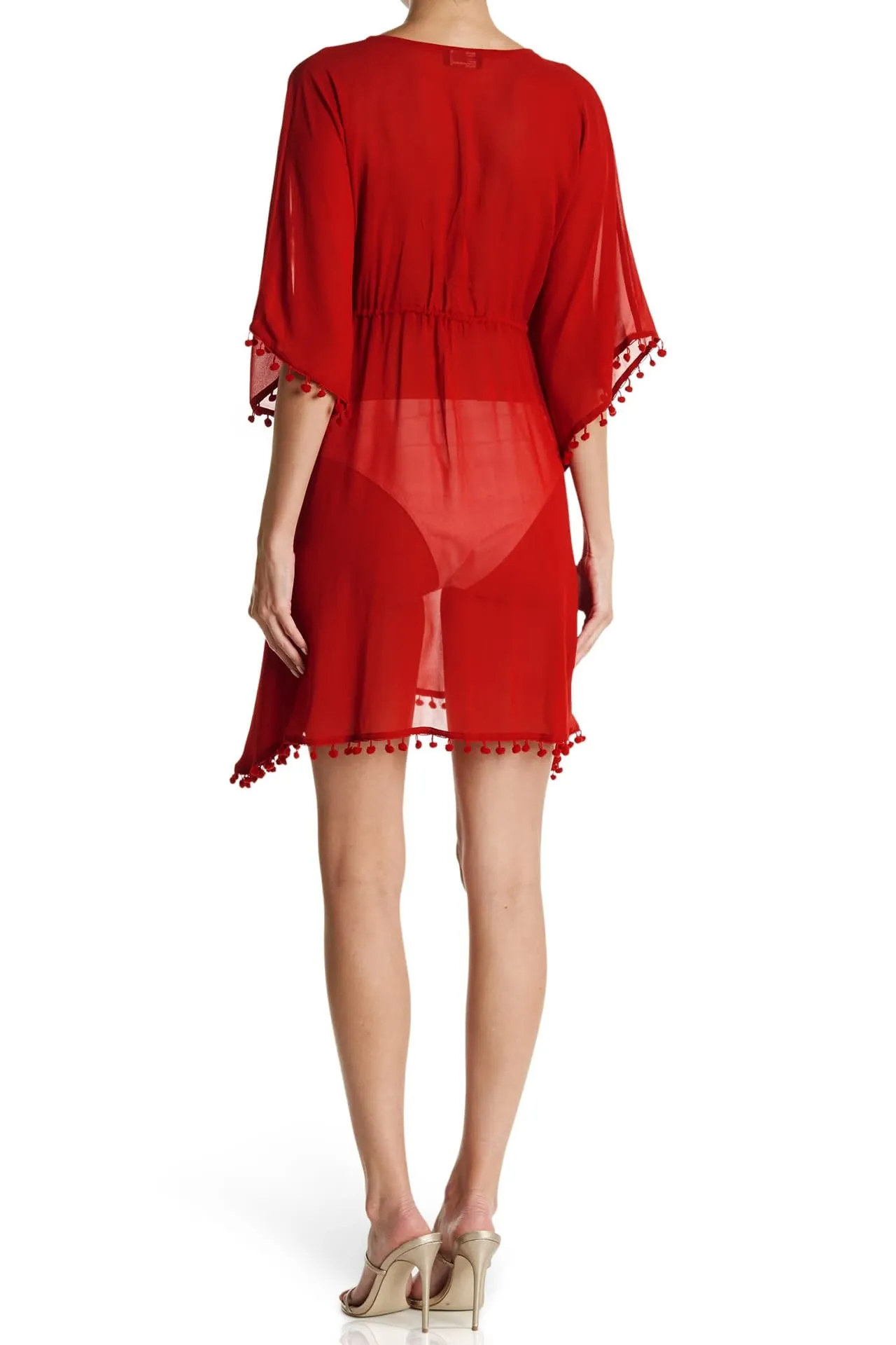 Chili Red Swimsuit Cover Up