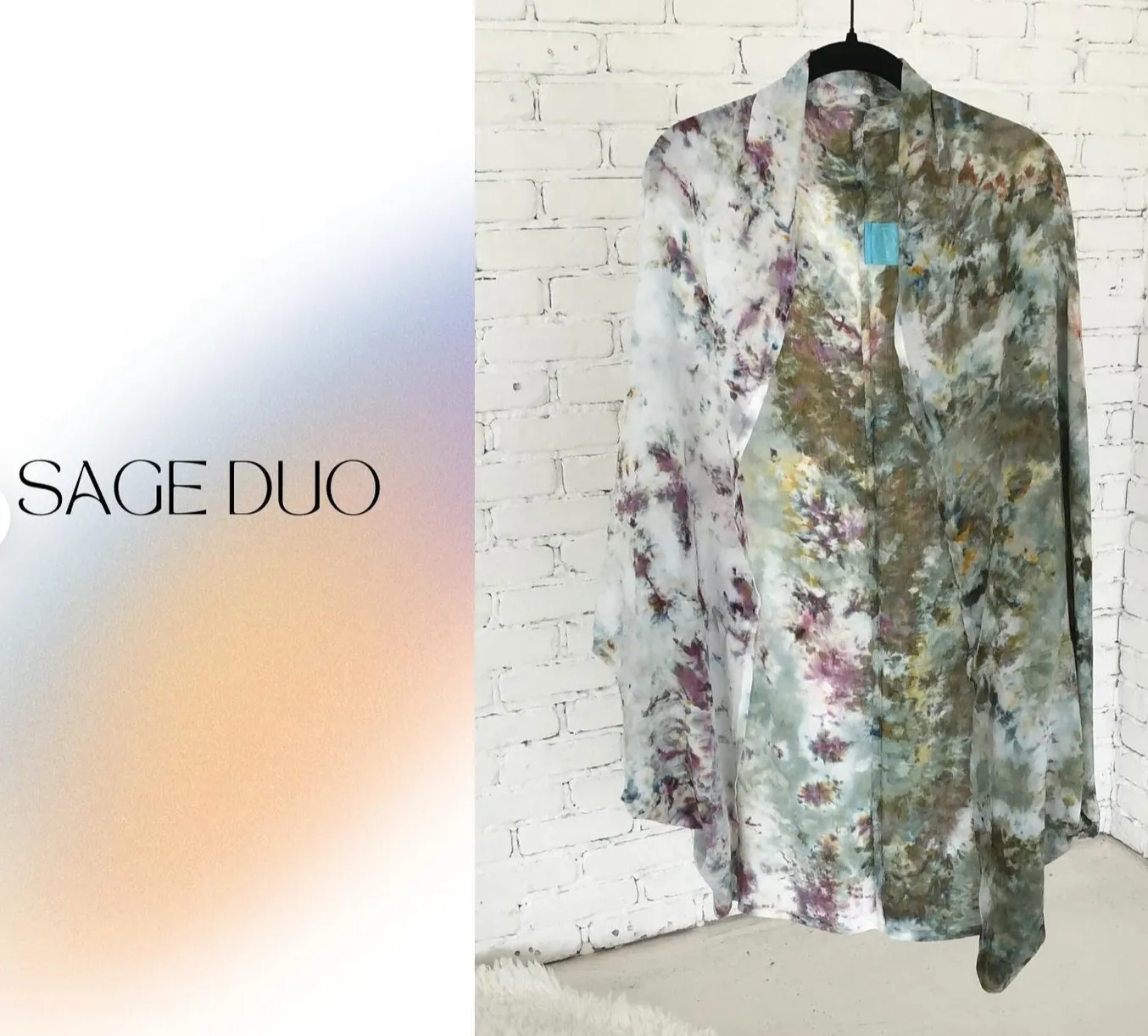 Dyed Cocoon Cardigan
