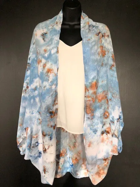Dyed Cocoon Cardigan