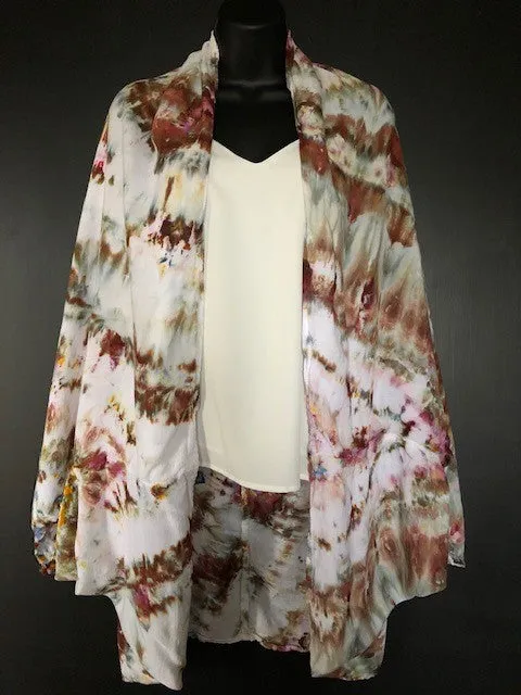 Dyed Cocoon Cardigan