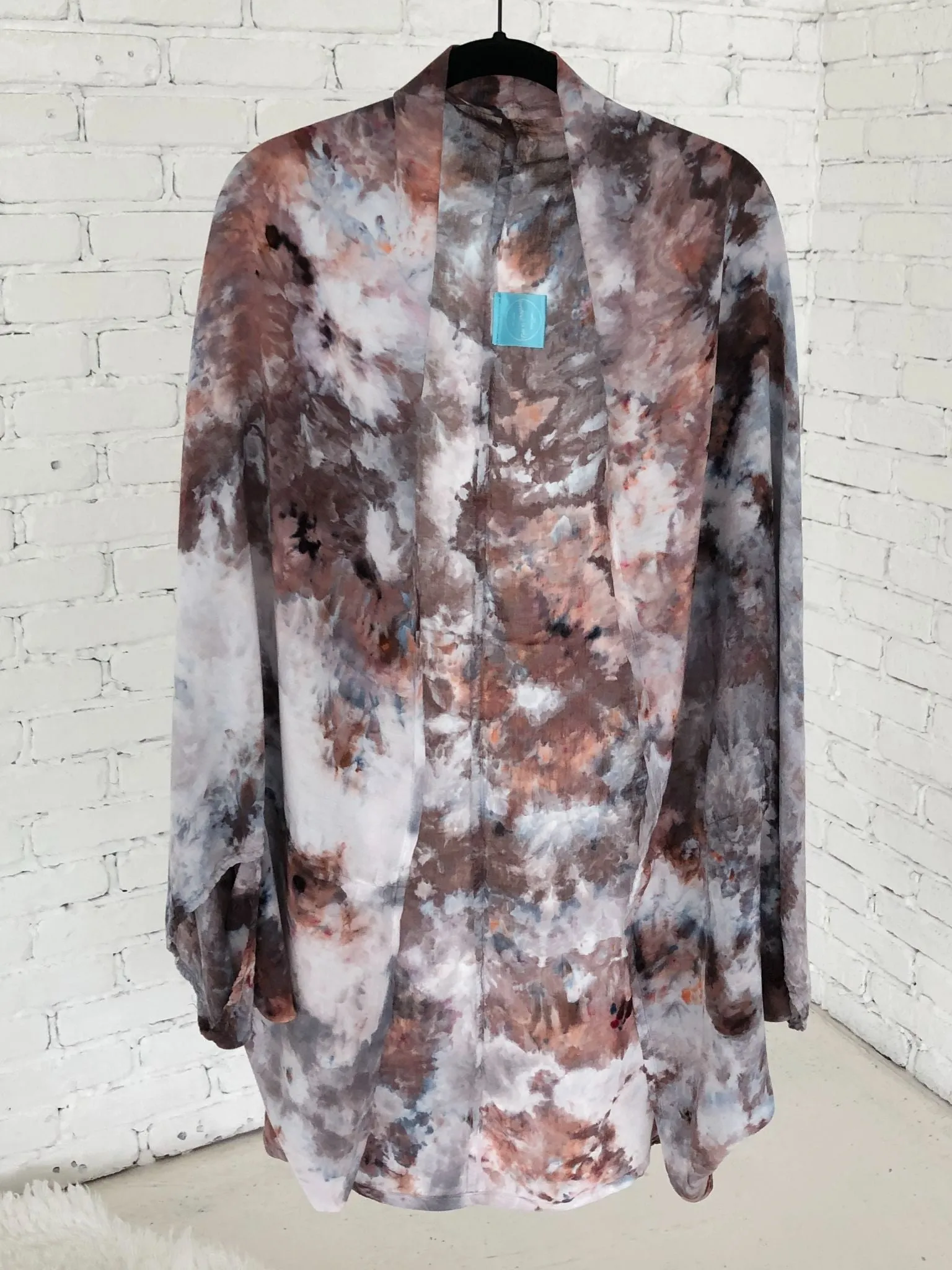 Dyed Cocoon Cardigan