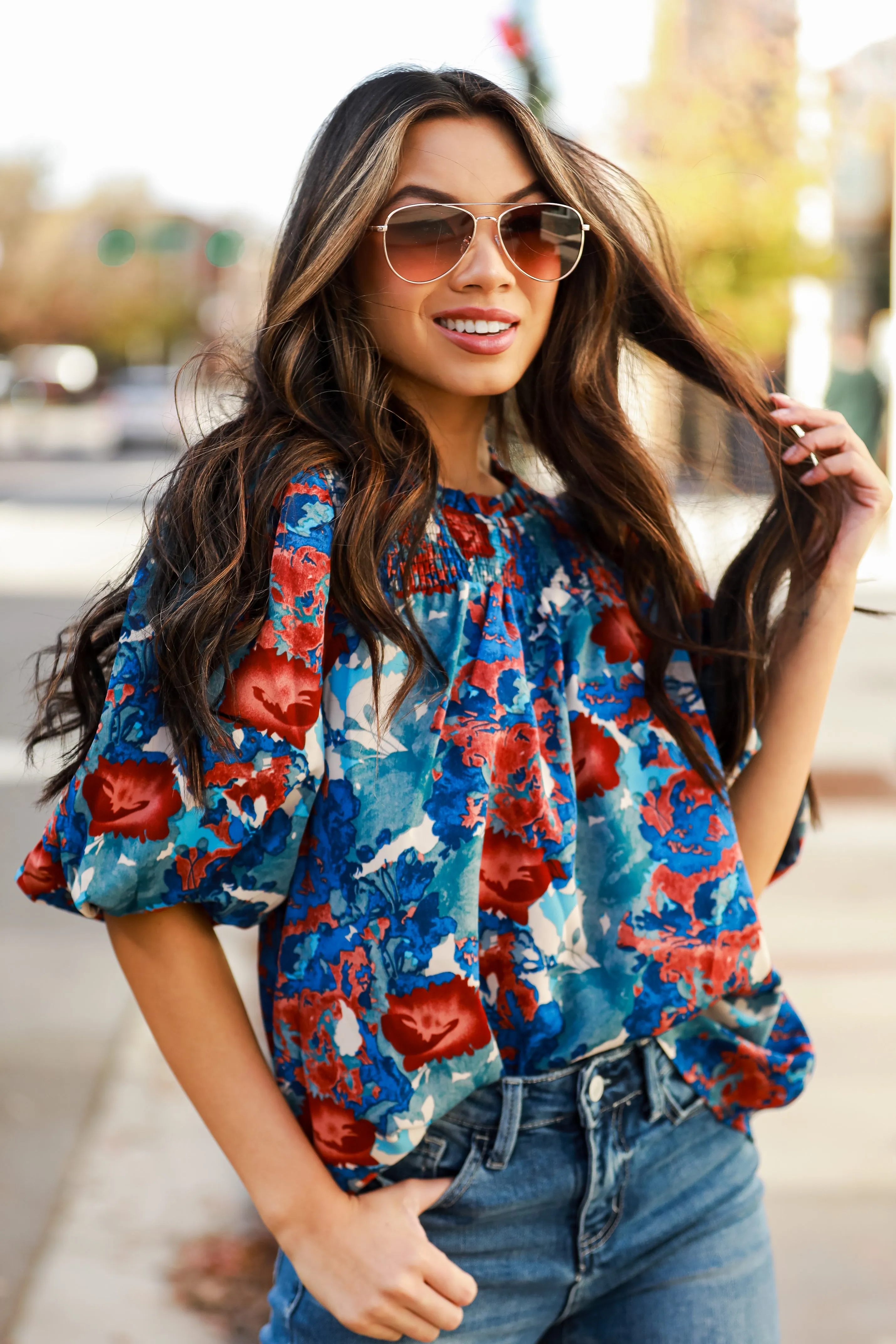 FINAL SALE - Undeniably Cute Puff Sleeve Blouse