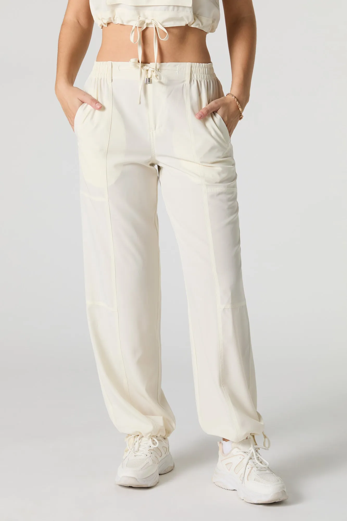 Flowy Self Tie Hem Jogger