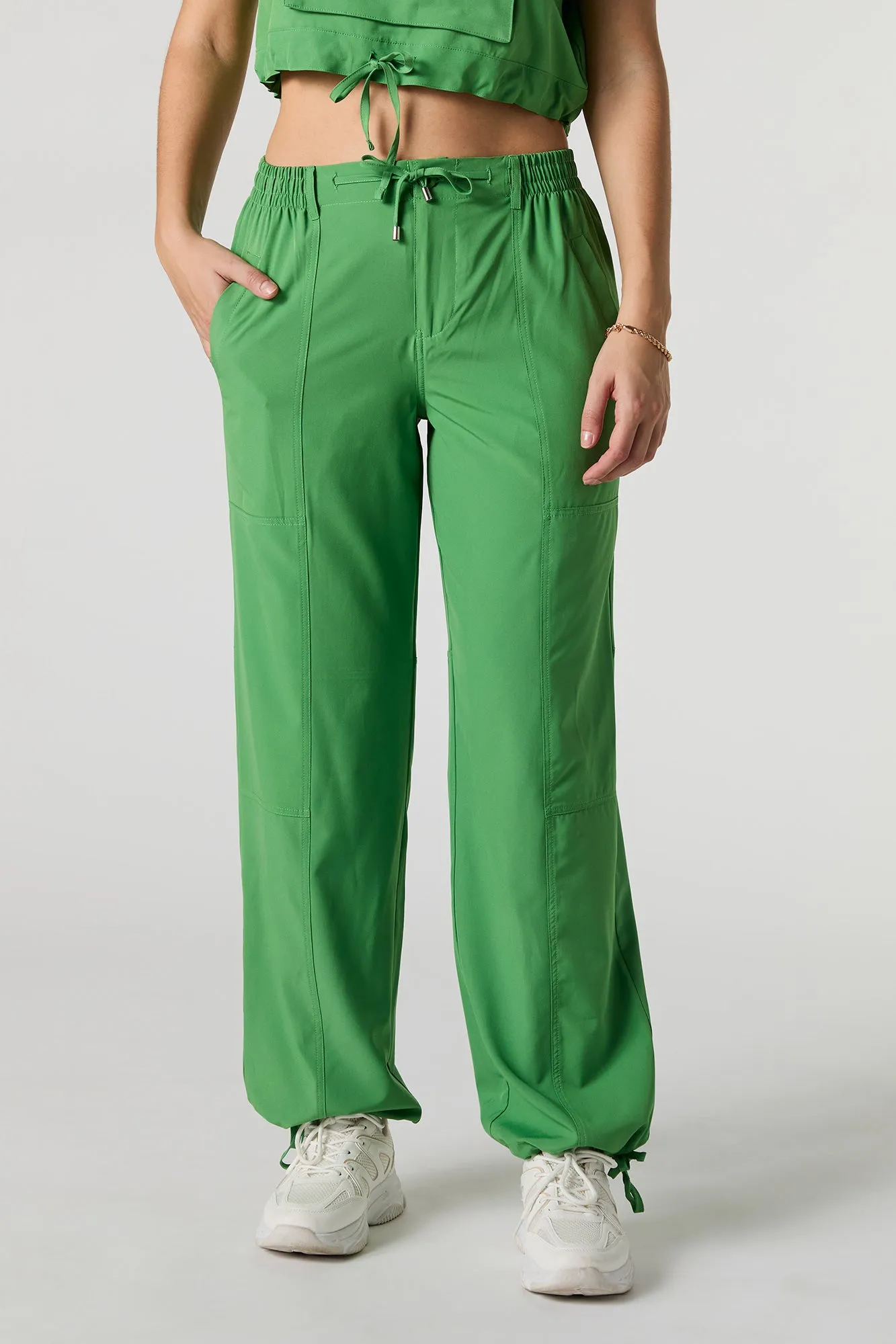 Flowy Self Tie Hem Jogger