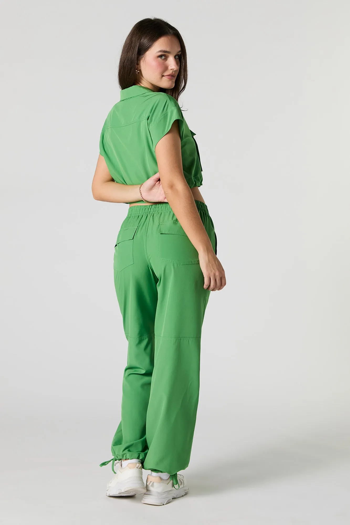 Flowy Self Tie Hem Jogger