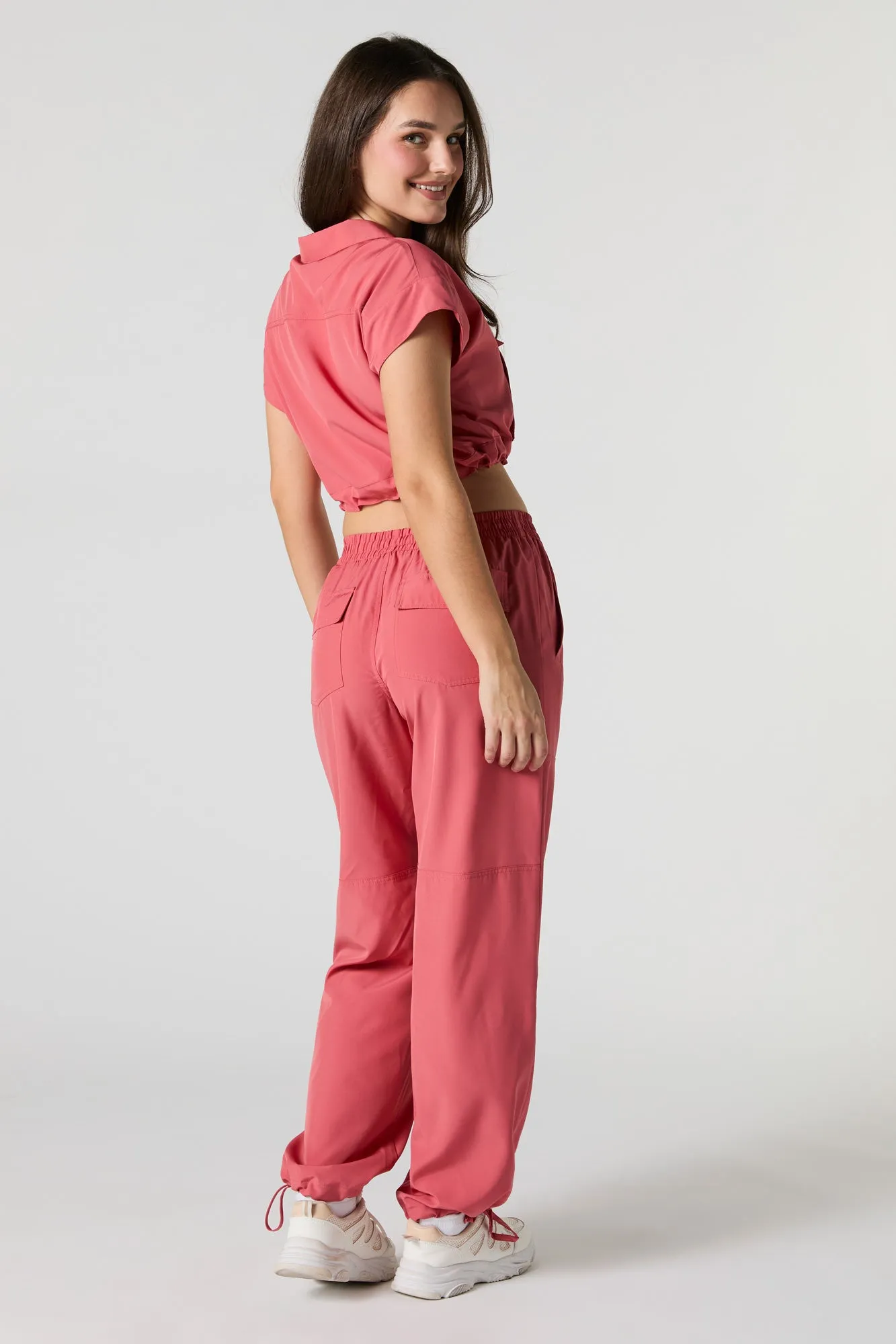 Flowy Self Tie Hem Jogger