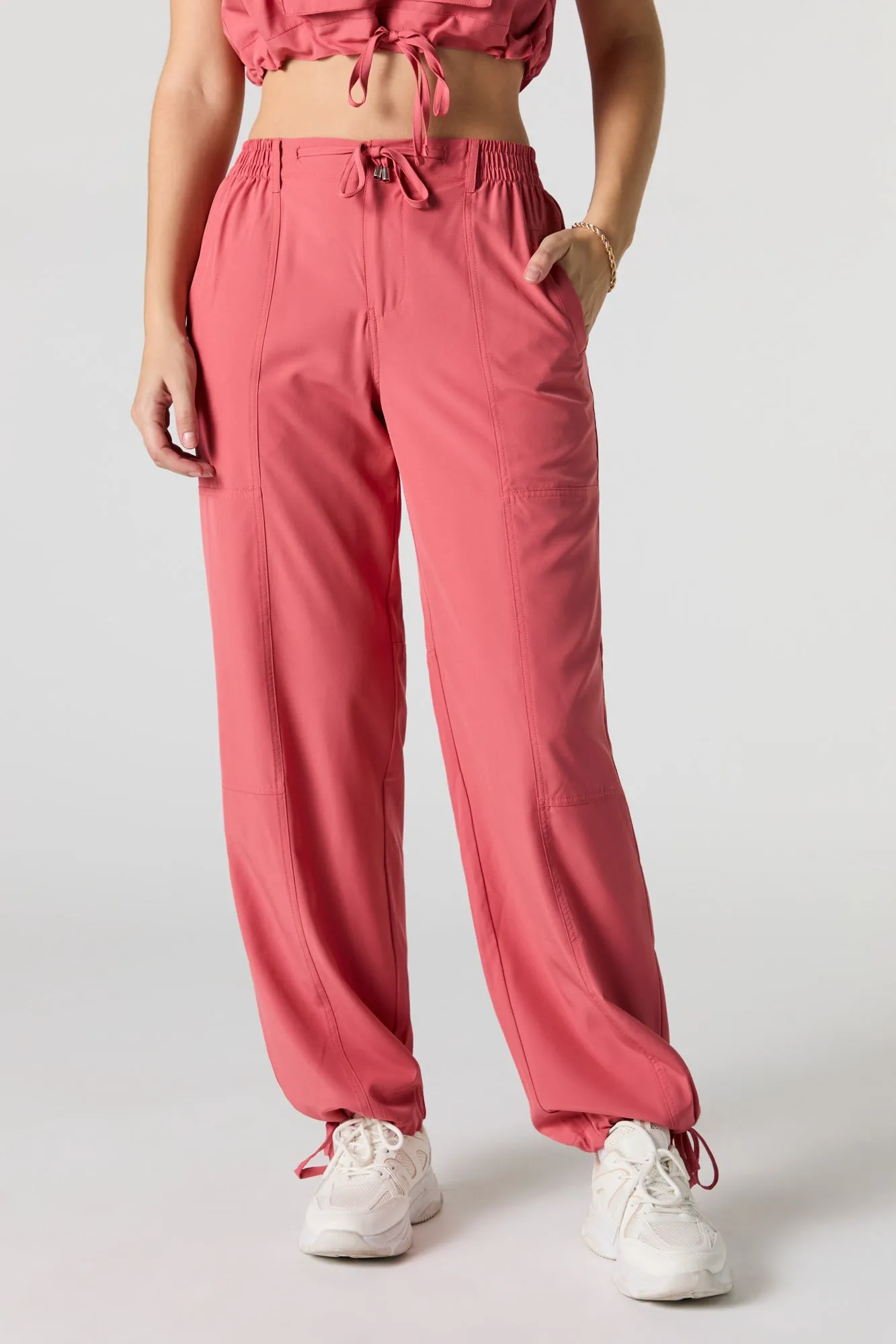 Flowy Self Tie Hem Jogger