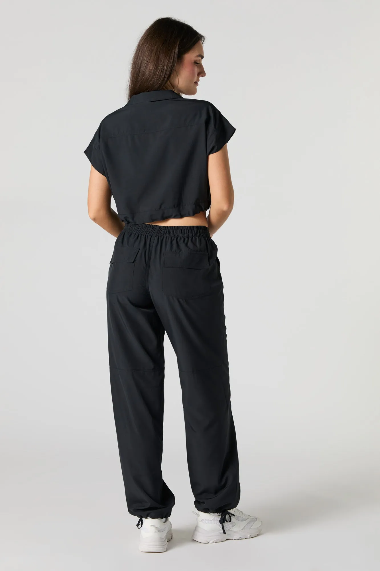 Flowy Self Tie Hem Jogger