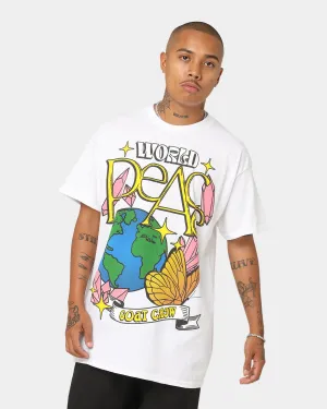 Goat Crew World Peace T-Shirt White