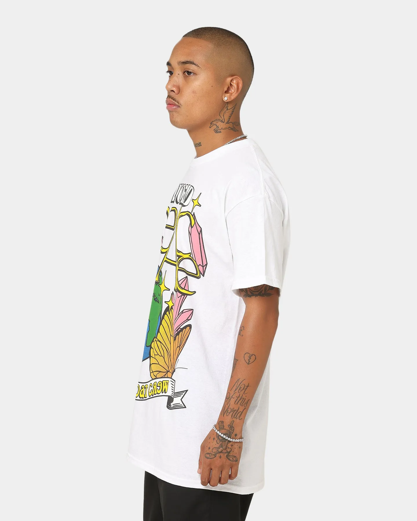 Goat Crew World Peace T-Shirt White