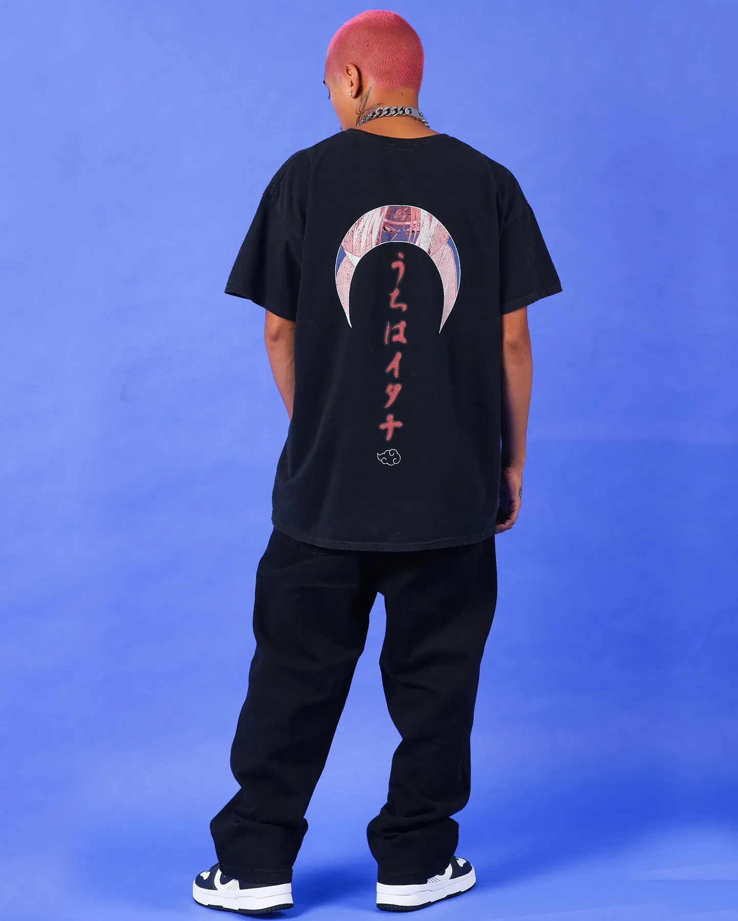 Goat Crew X Naruto Itachi Uchiha Premium Vintage T-Shirt Vintage Black