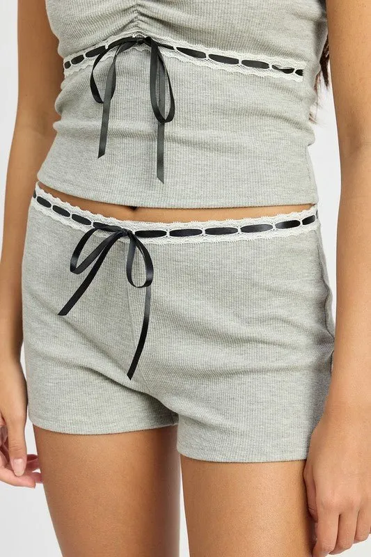 Grey Lounge Shorts