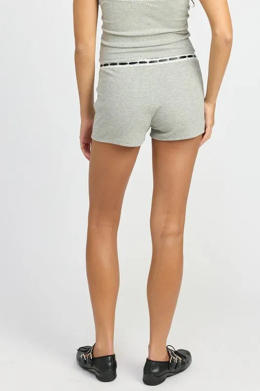 Grey Lounge Shorts