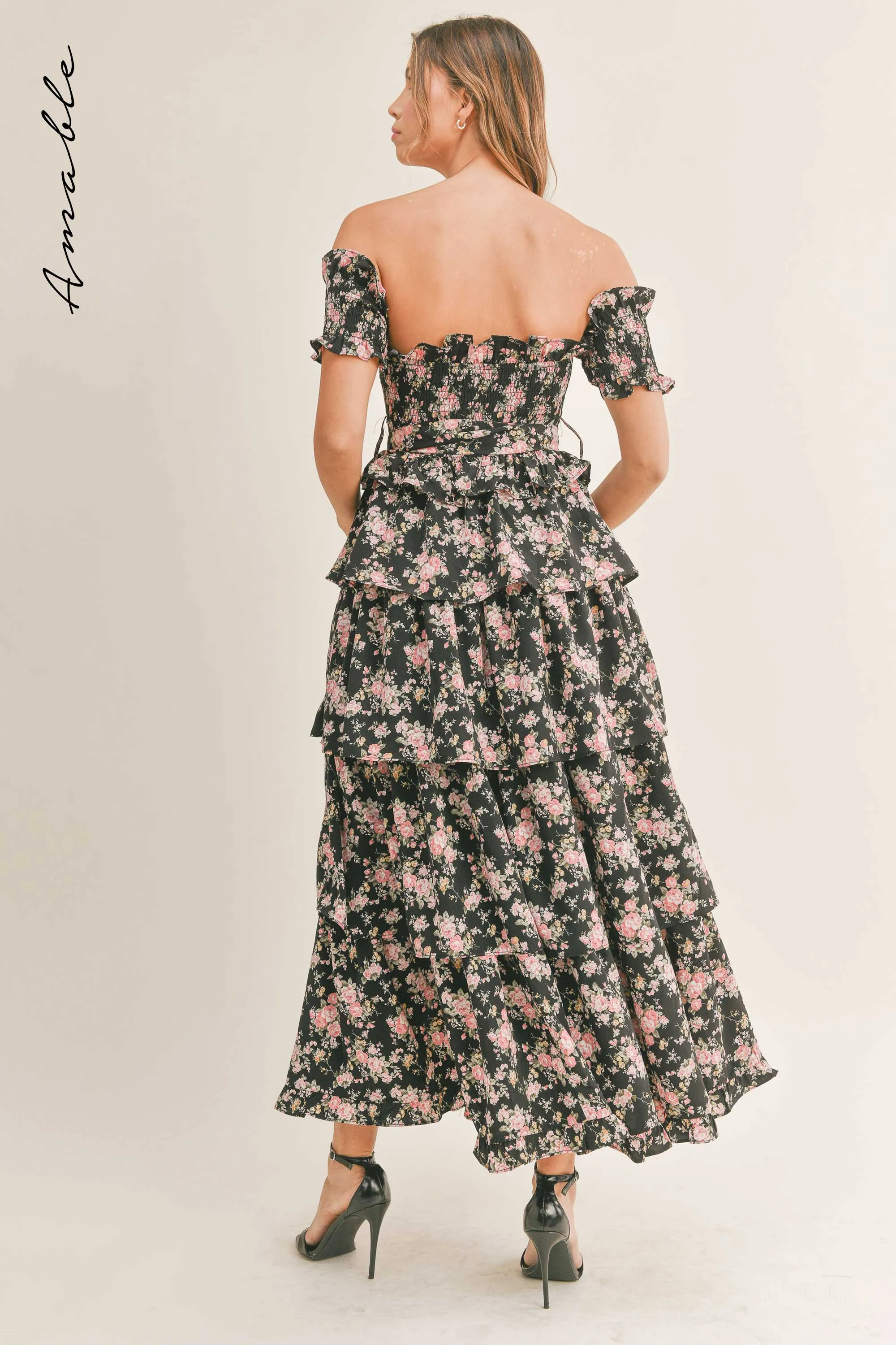 HAYLEY OFF SHOULDER MAXI DRESS