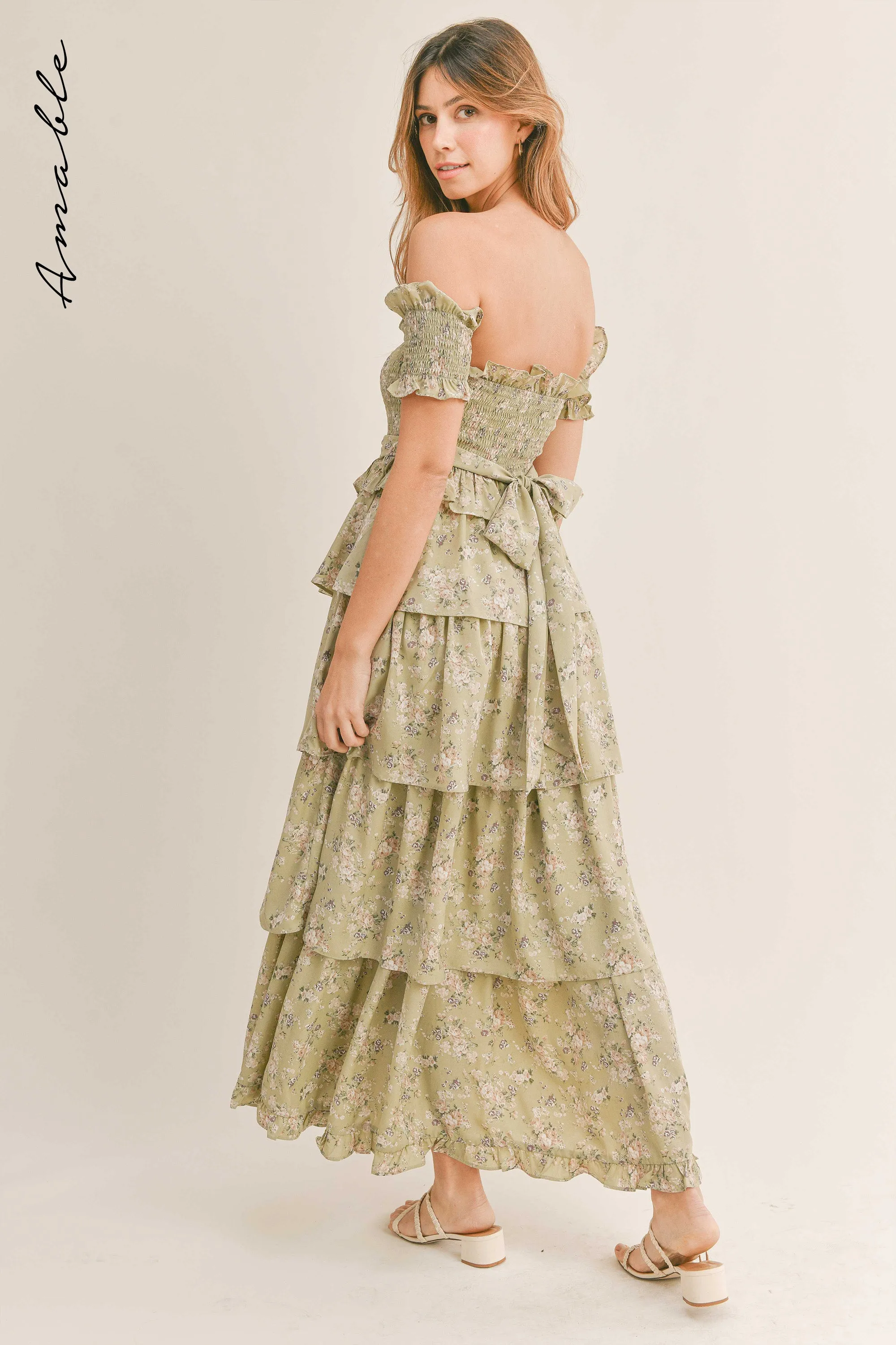 HAYLEY OFF SHOULDER MAXI DRESS