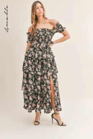 HAYLEY OFF SHOULDER MAXI DRESS