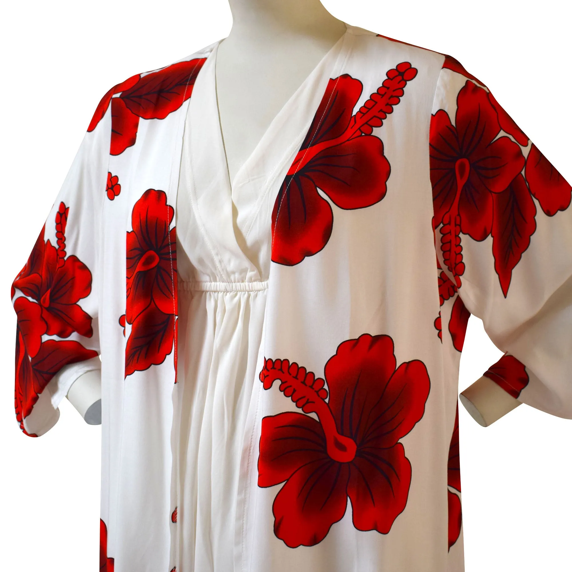 Hibiscus Women's Kimono Cardigan