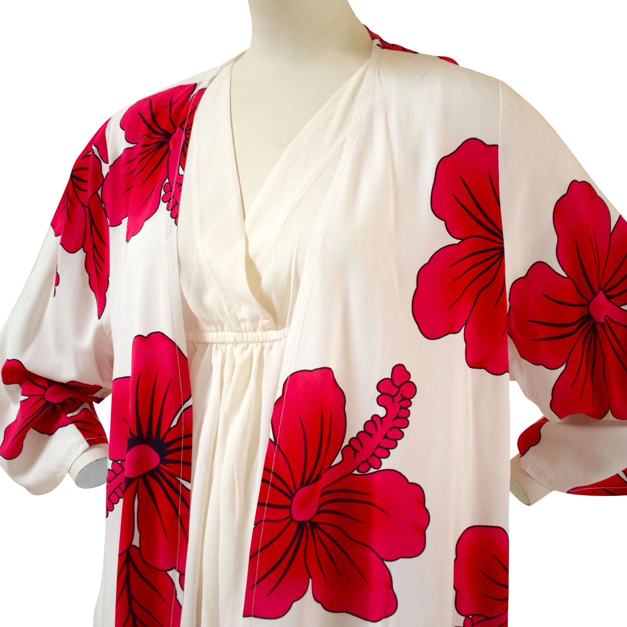 Hibiscus Women's Kimono Cardigan