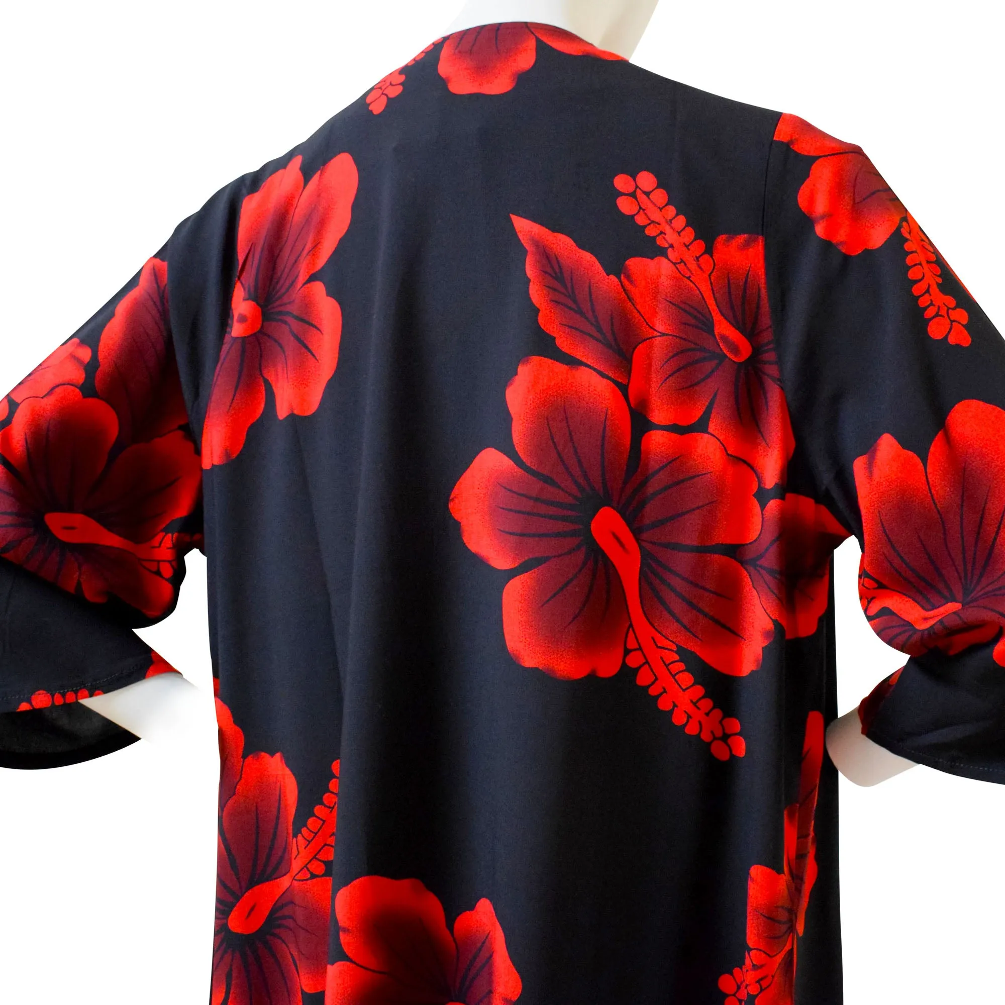 Hibiscus Women's Kimono Cardigan