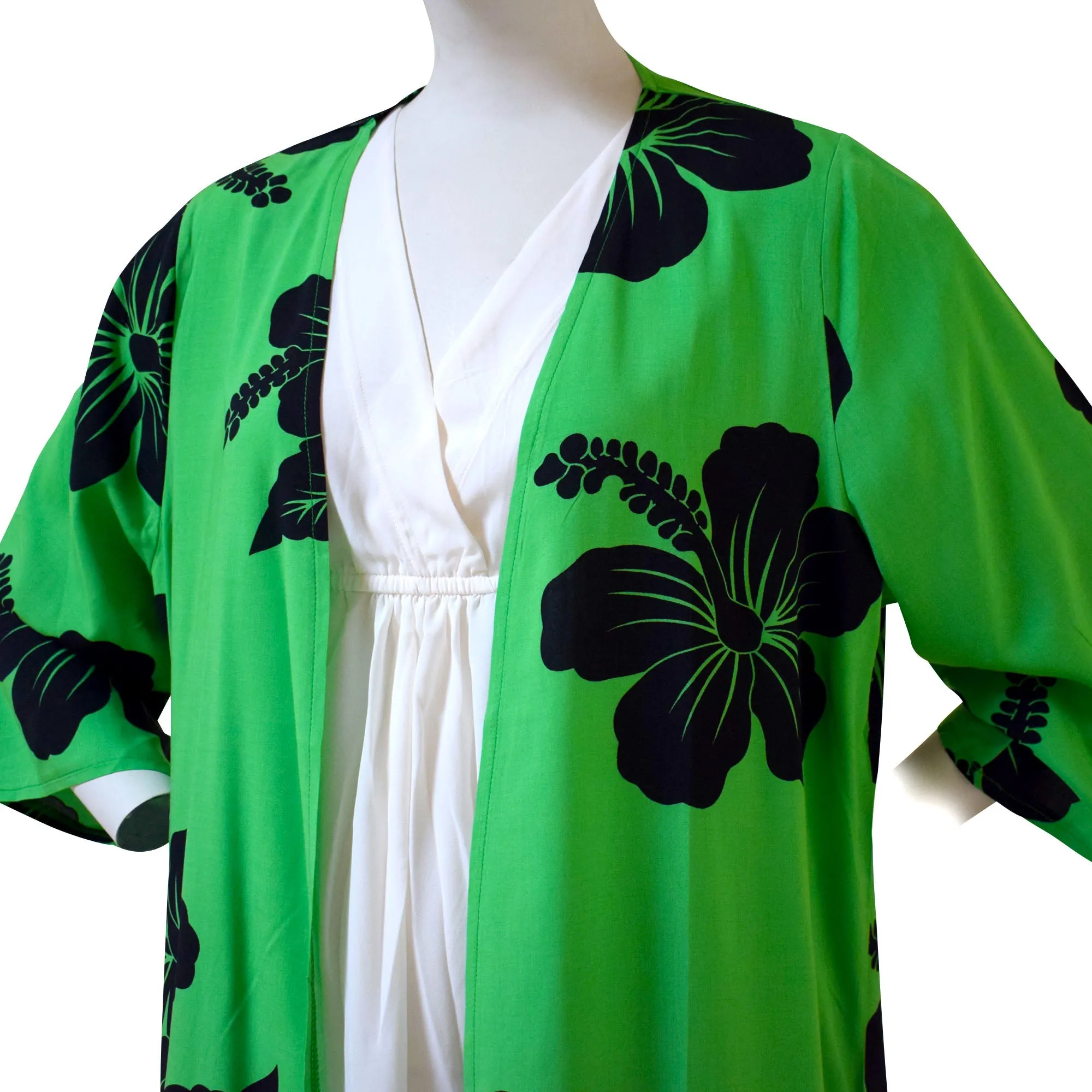 Hibiscus Women's Kimono Cardigan