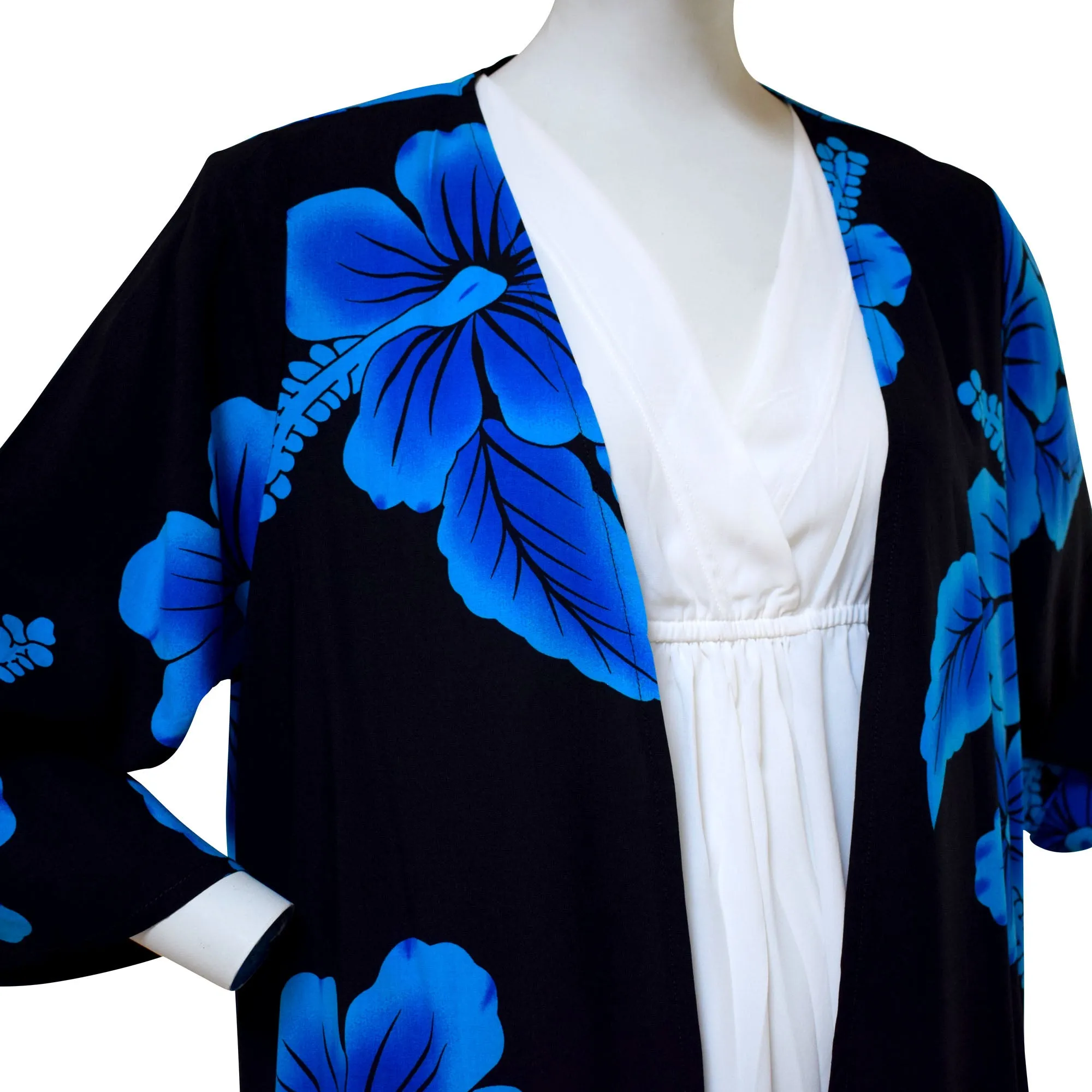 Hibiscus Women's Kimono Cardigan