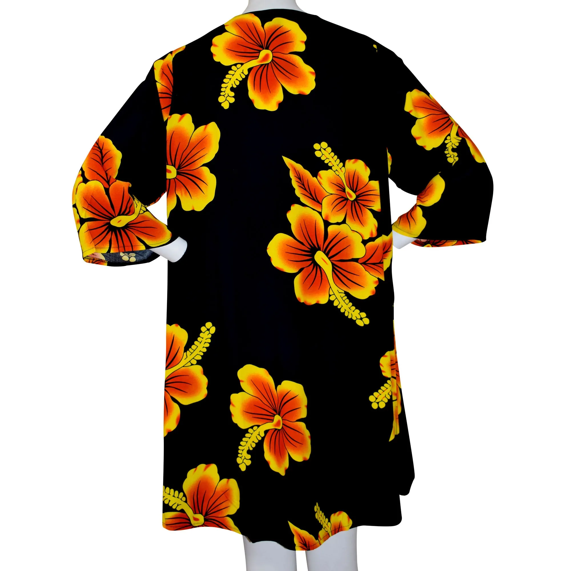 Hibiscus Women's Kimono Cardigan