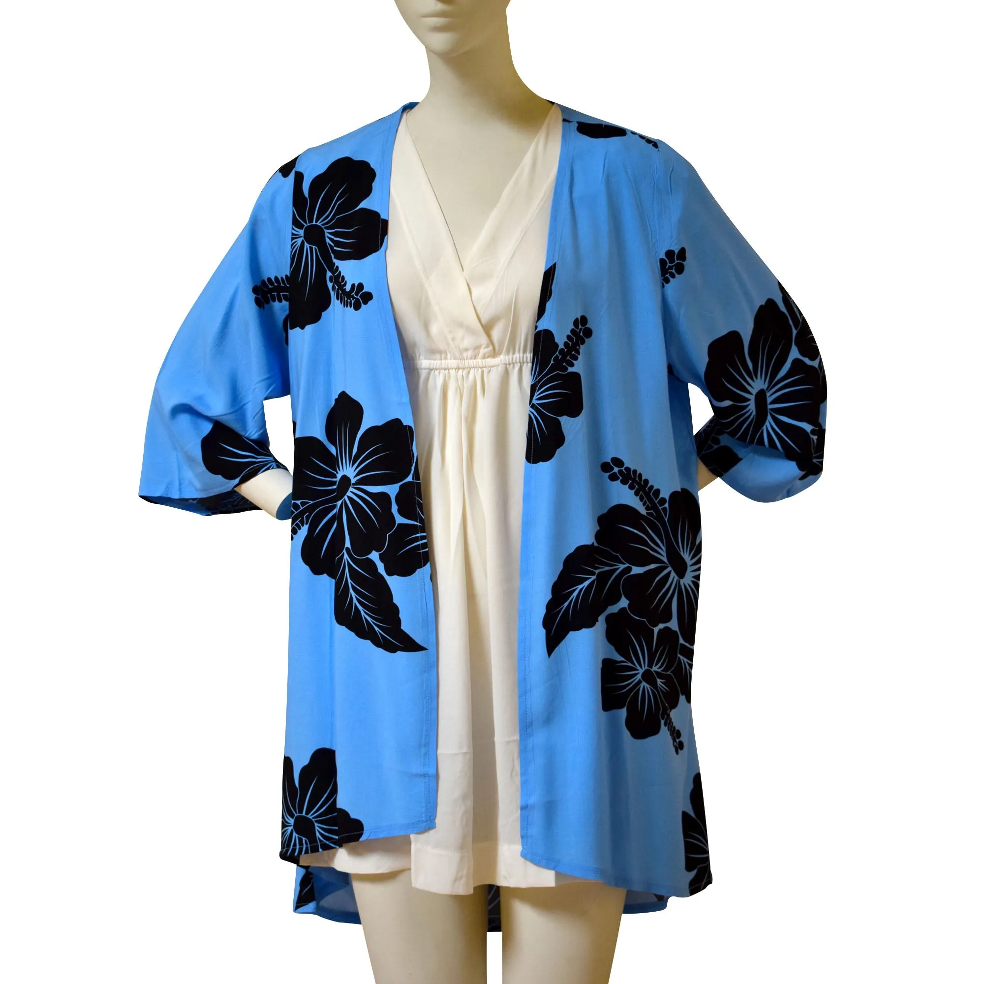 Hibiscus Women's Kimono Cardigan