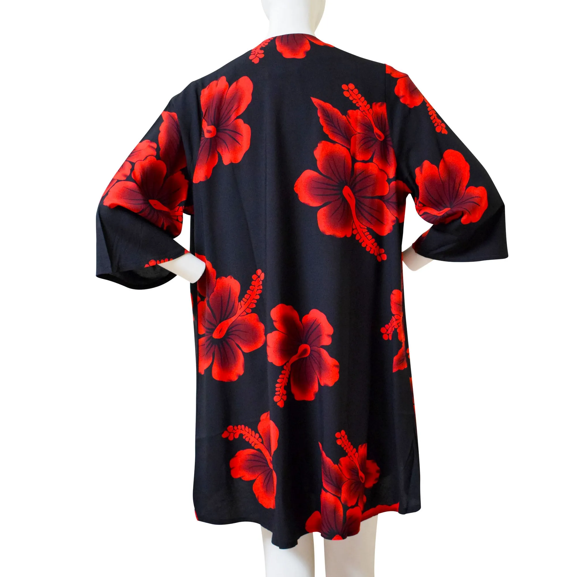 Hibiscus Women's Kimono Cardigan