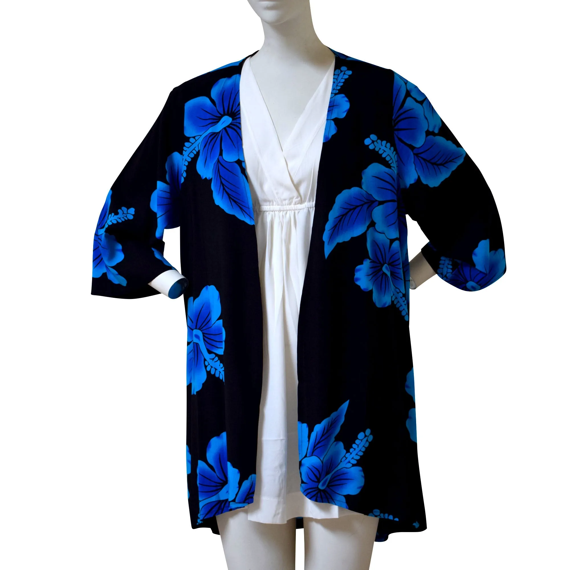 Hibiscus Women's Kimono Cardigan