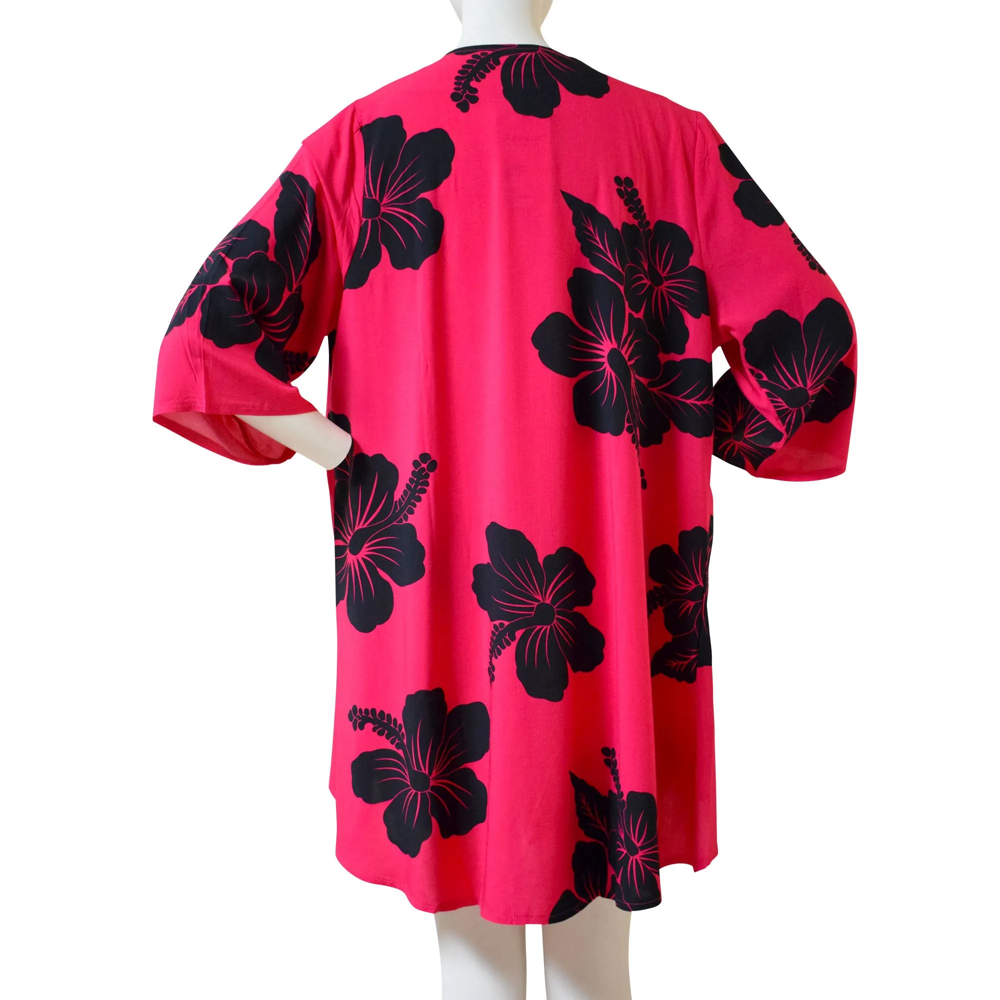 Hibiscus Women's Kimono Cardigan