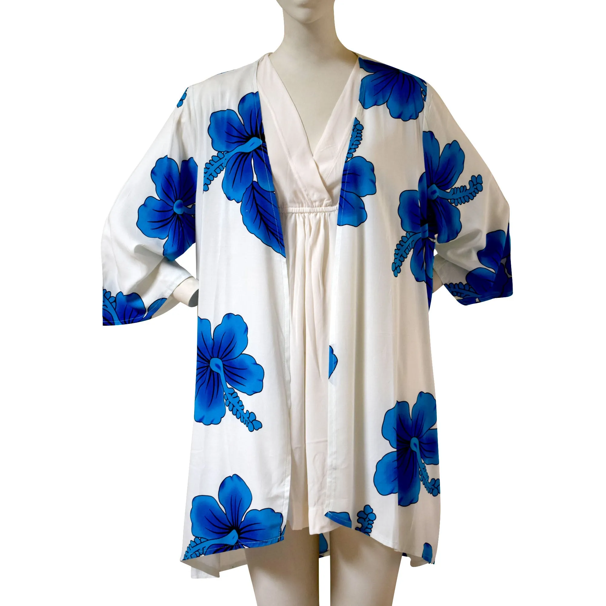 Hibiscus Women's Kimono Cardigan