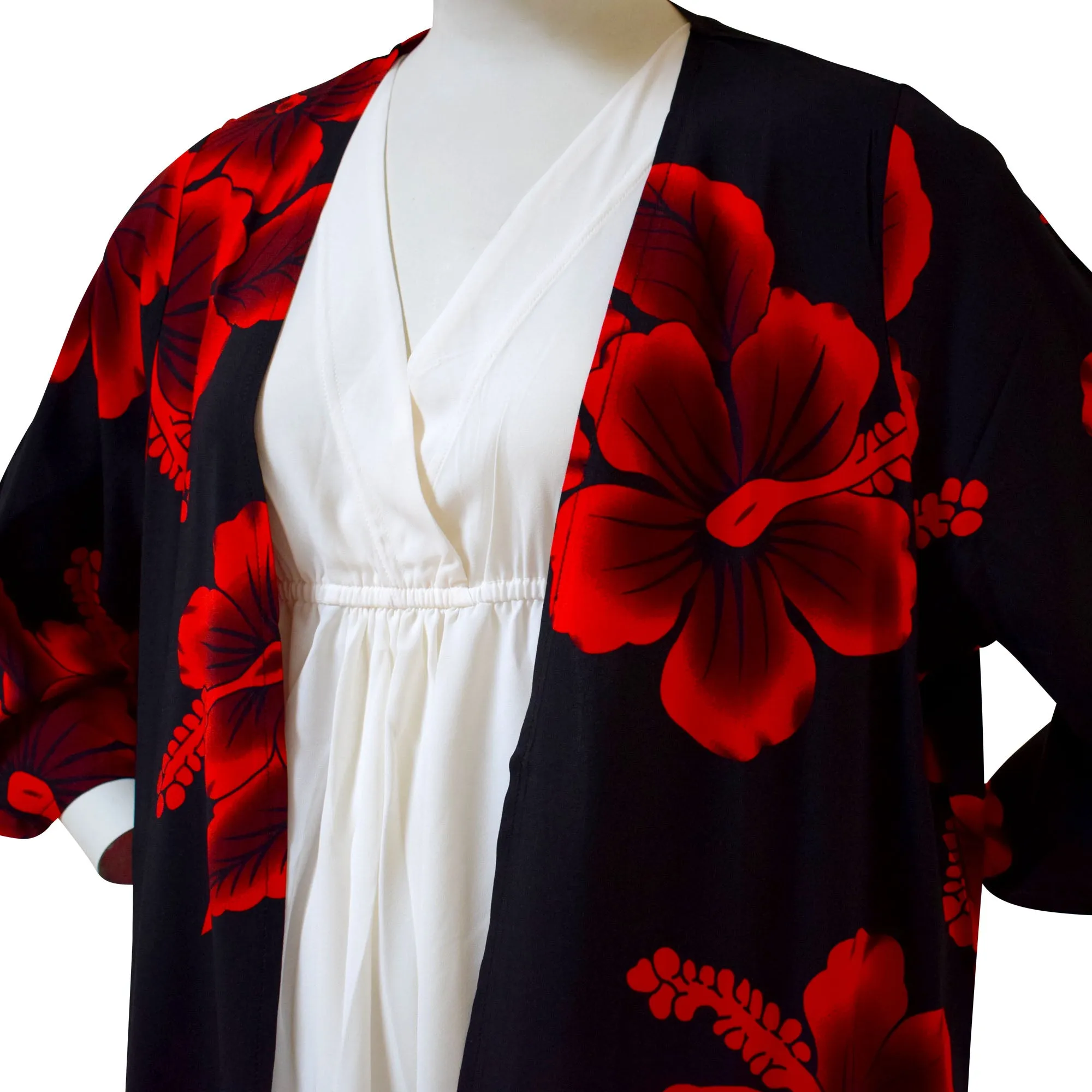Hibiscus Women's Kimono Cardigan