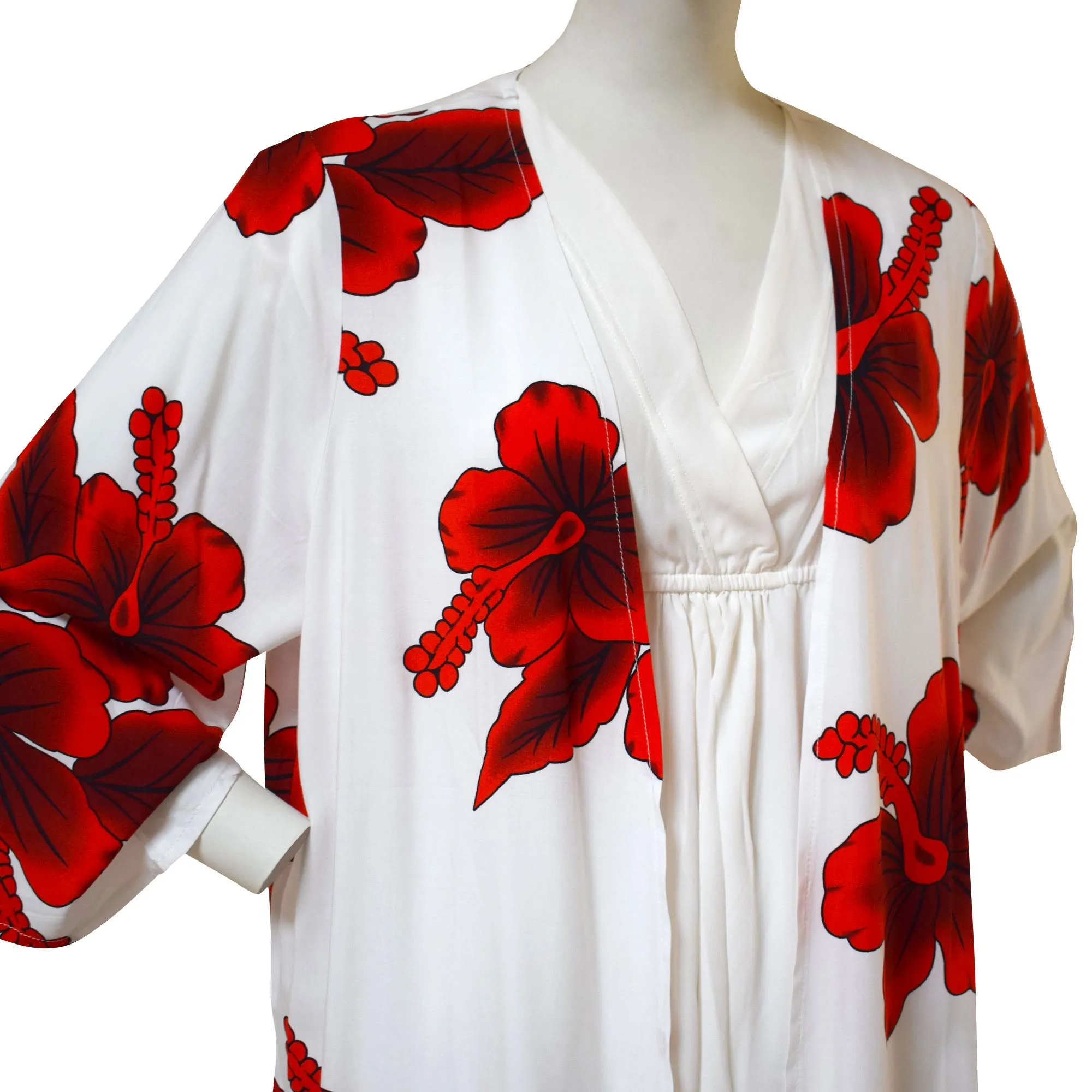Hibiscus Women's Kimono Cardigan