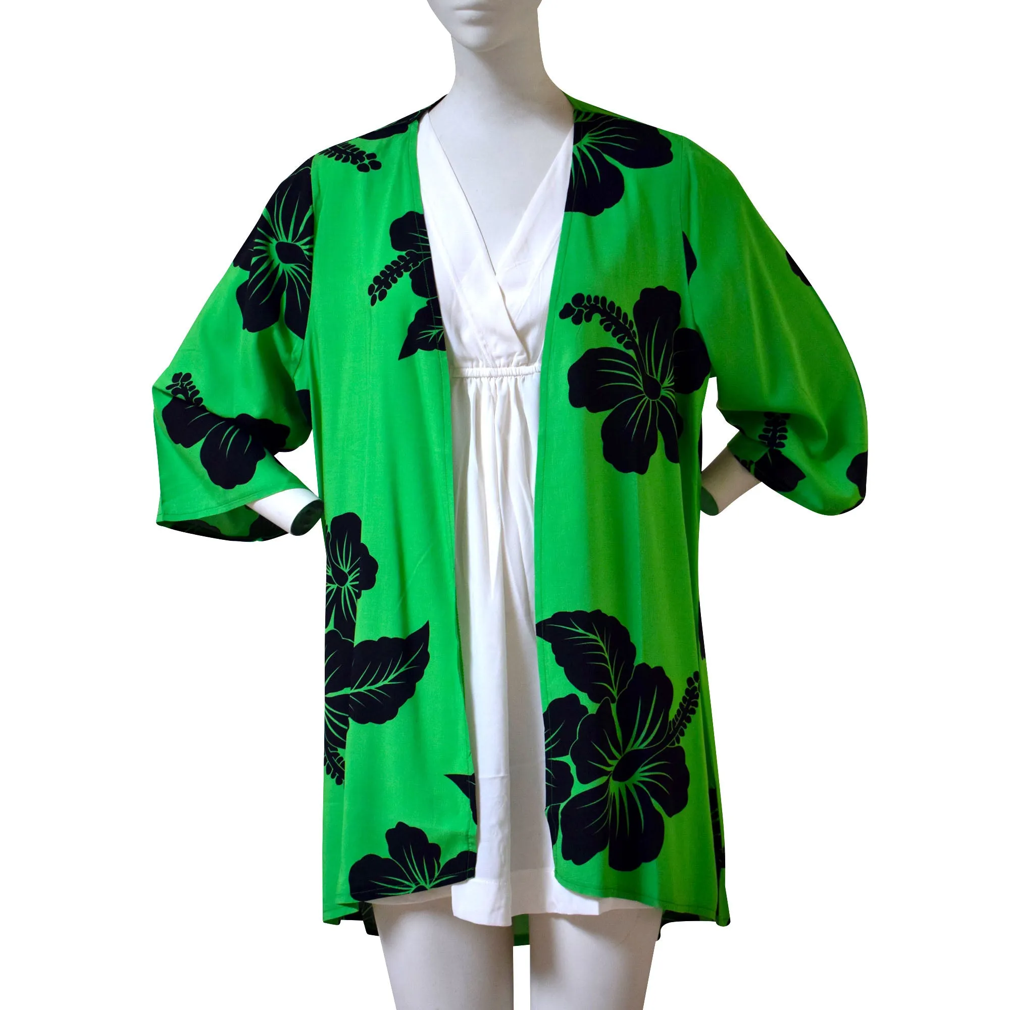 Hibiscus Women's Kimono Cardigan